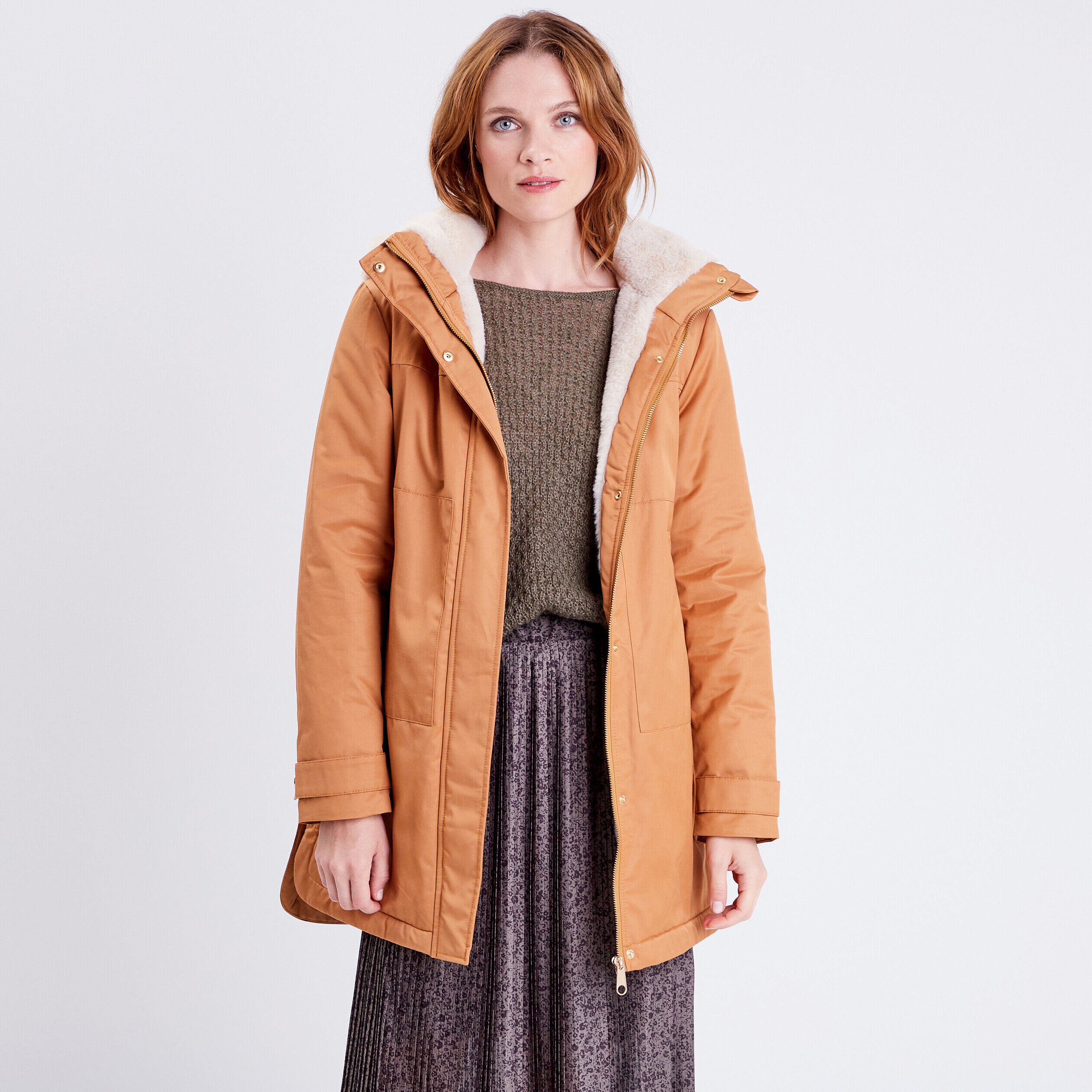 Parka 2025 marron femme