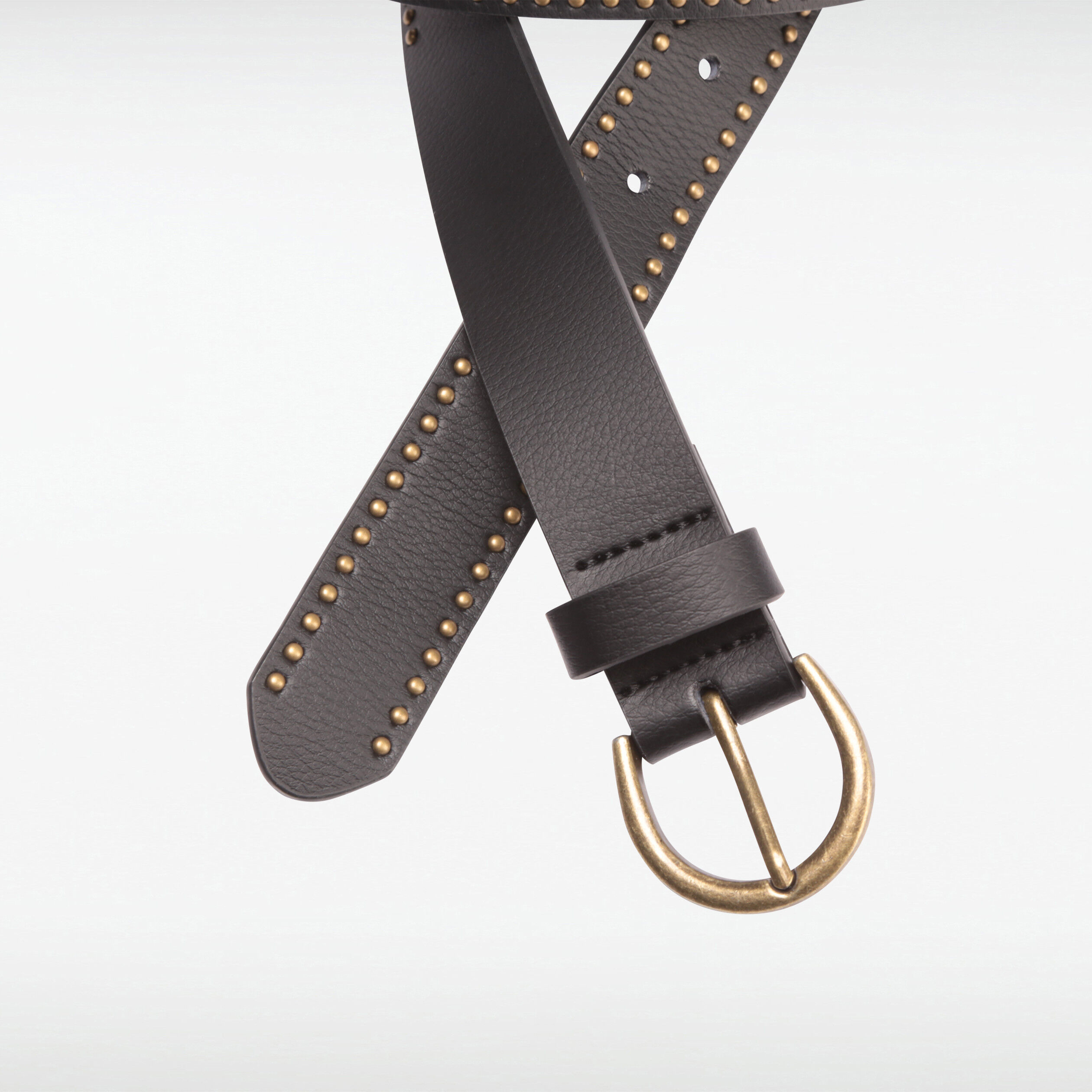 ceinture cloutee femme cuir