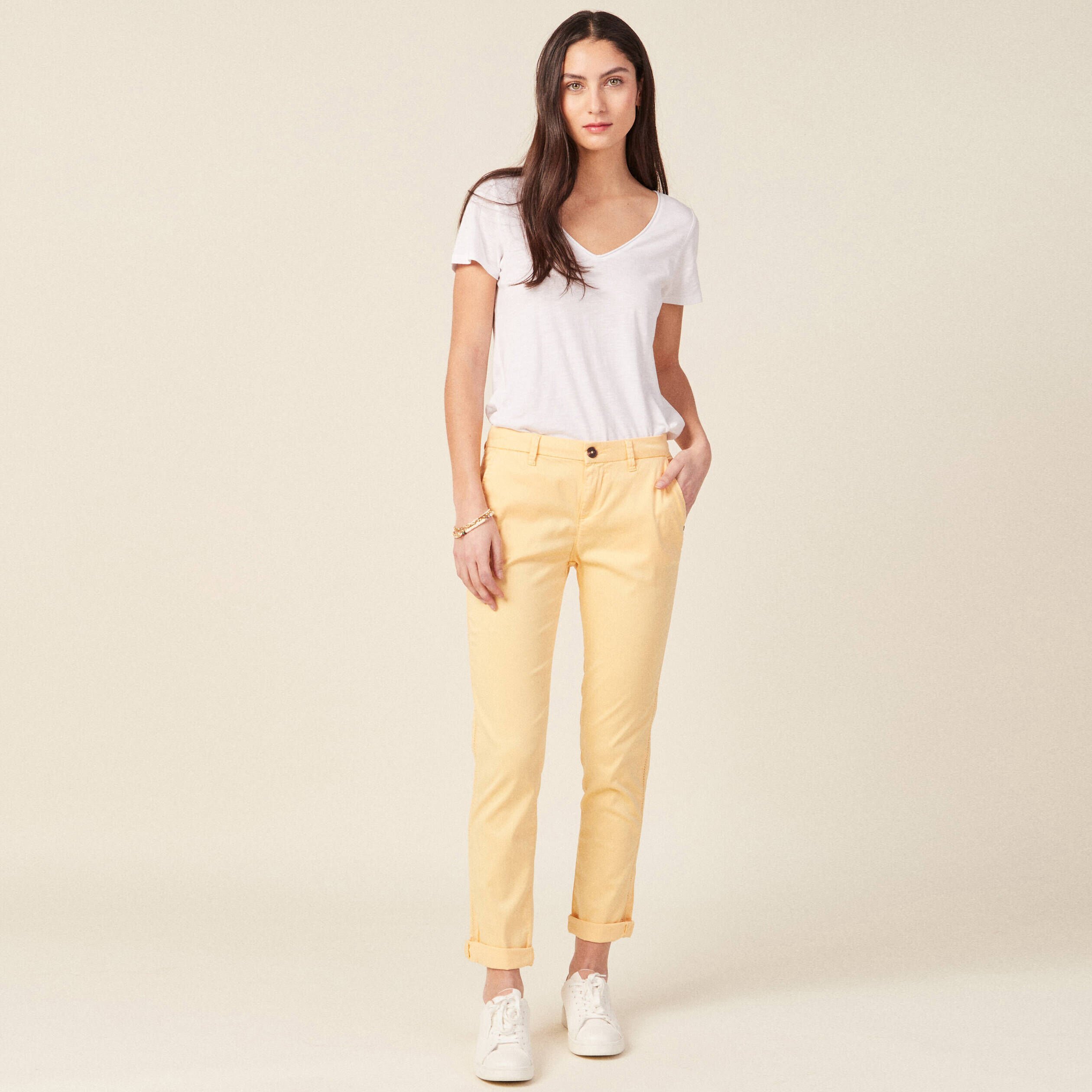 Pantalons chino Carrot Femme Vib s