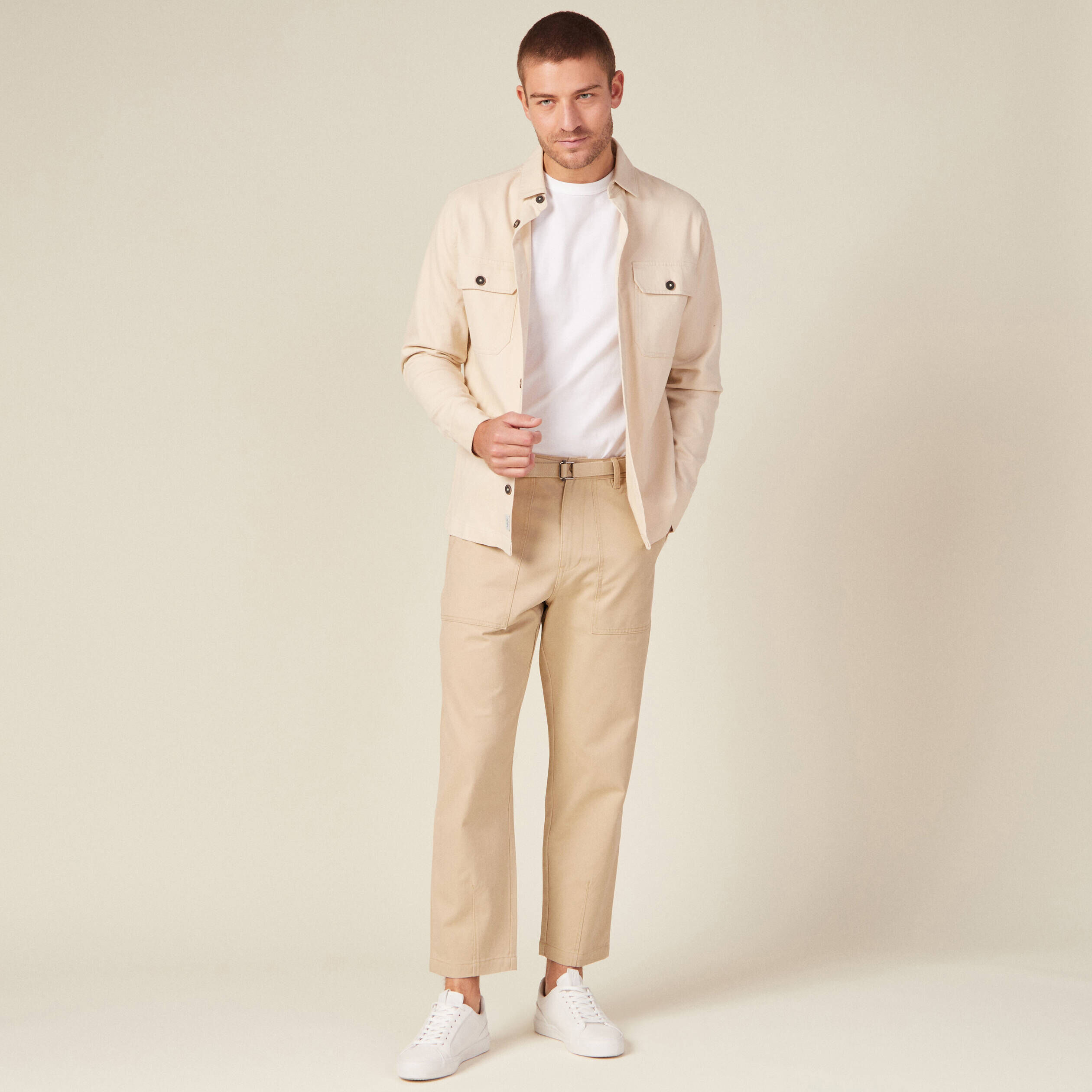 Treillis best sale beige homme