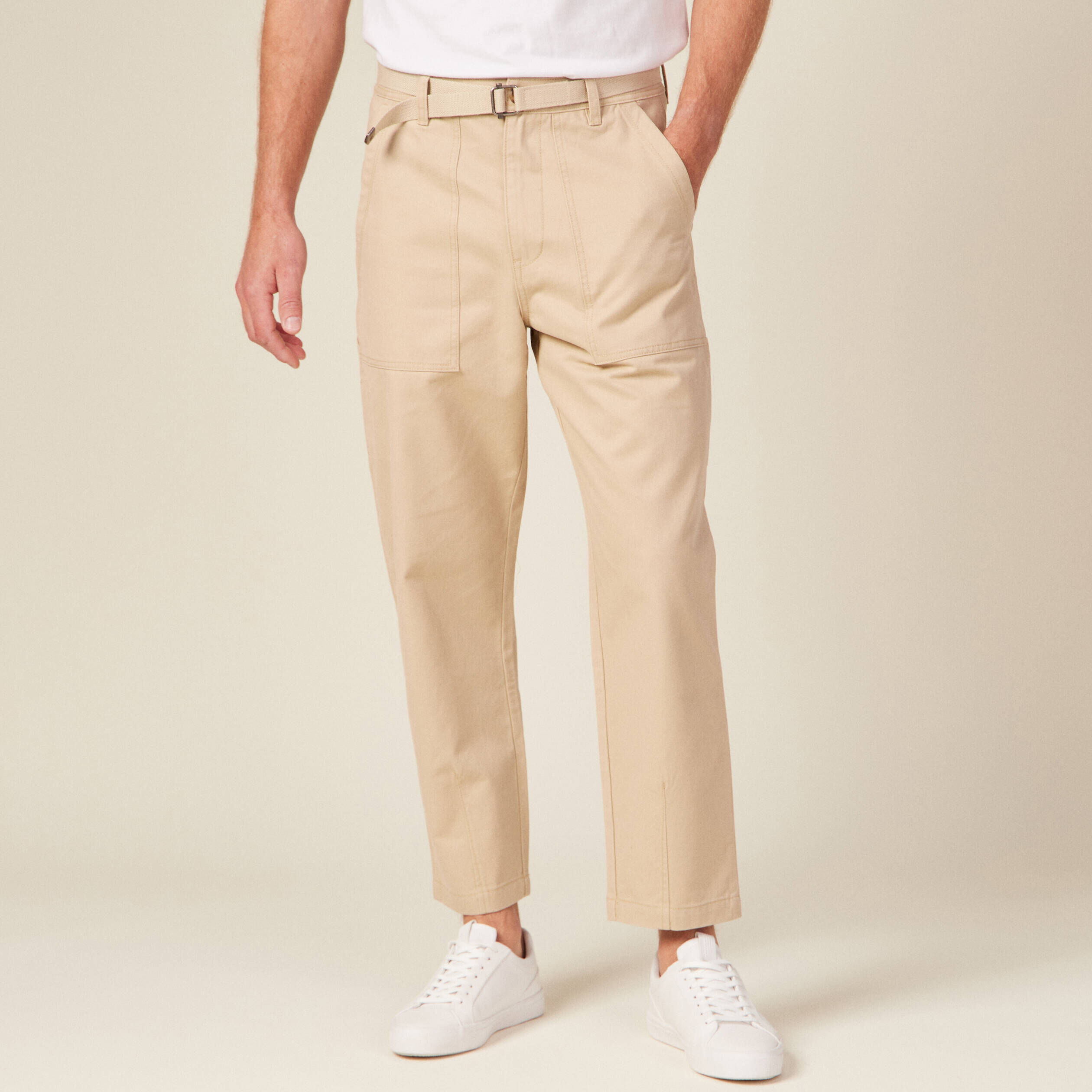 Treillis discount beige homme