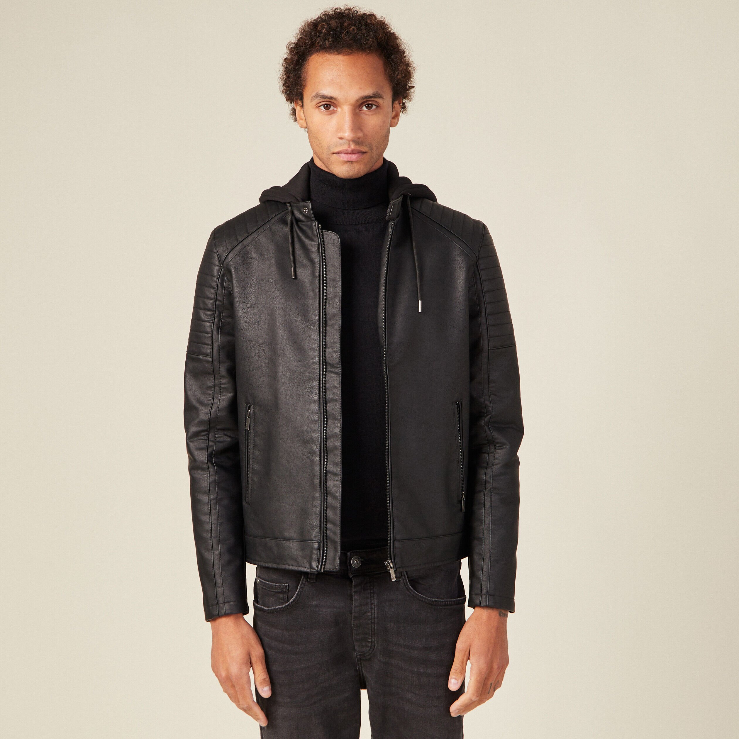 Veste simili 2024 cuir homme bonobo