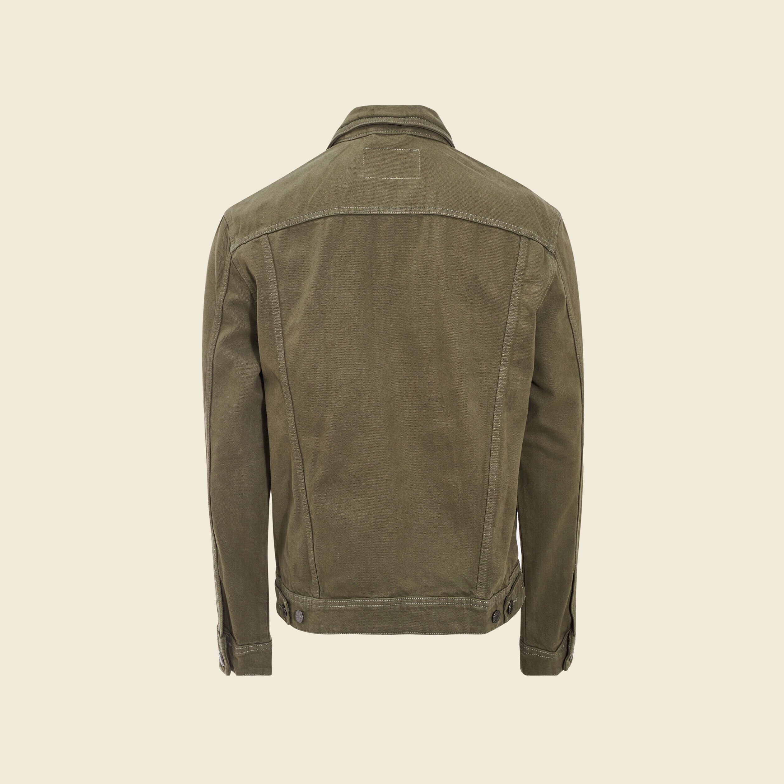 Veste jean kaki online homme