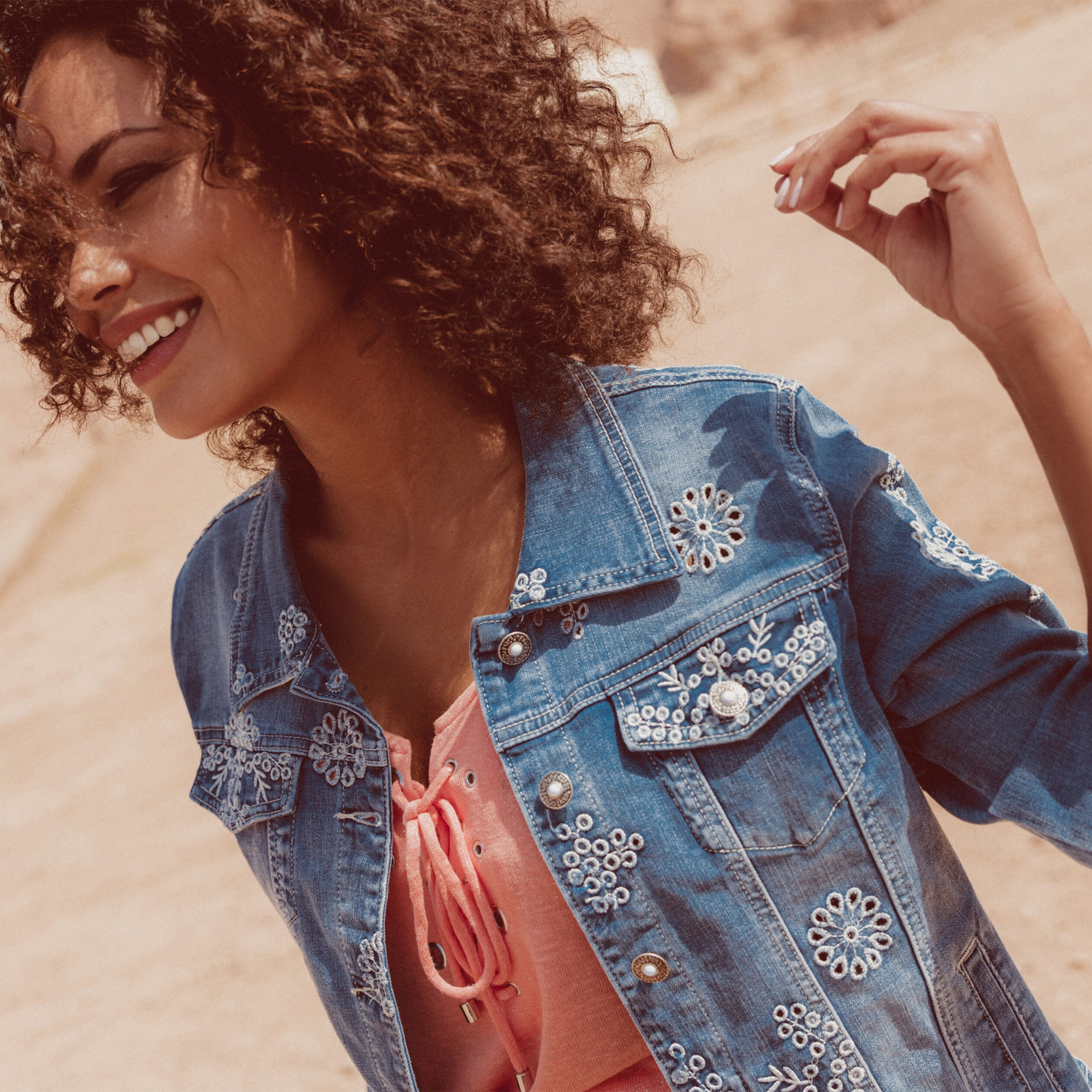 Veste de jean online femme