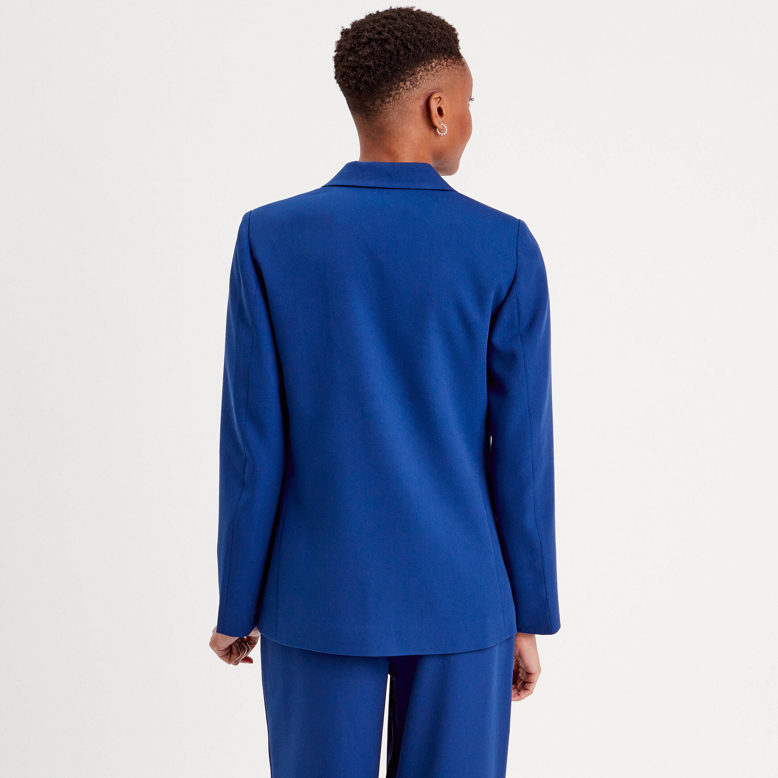 Tailleur bleu electrique discount femme