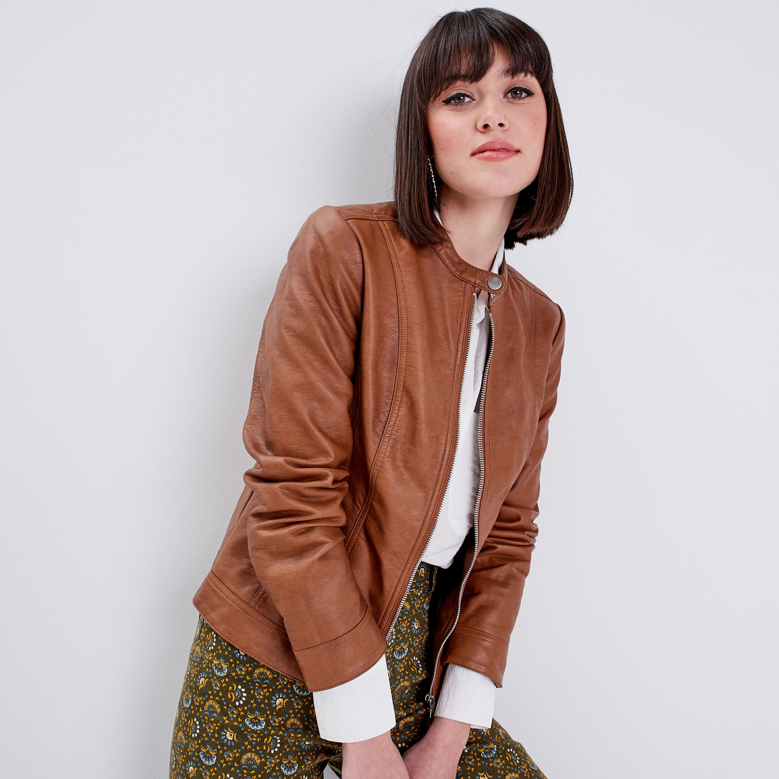 Veste cuir femme cache cache new arrivals