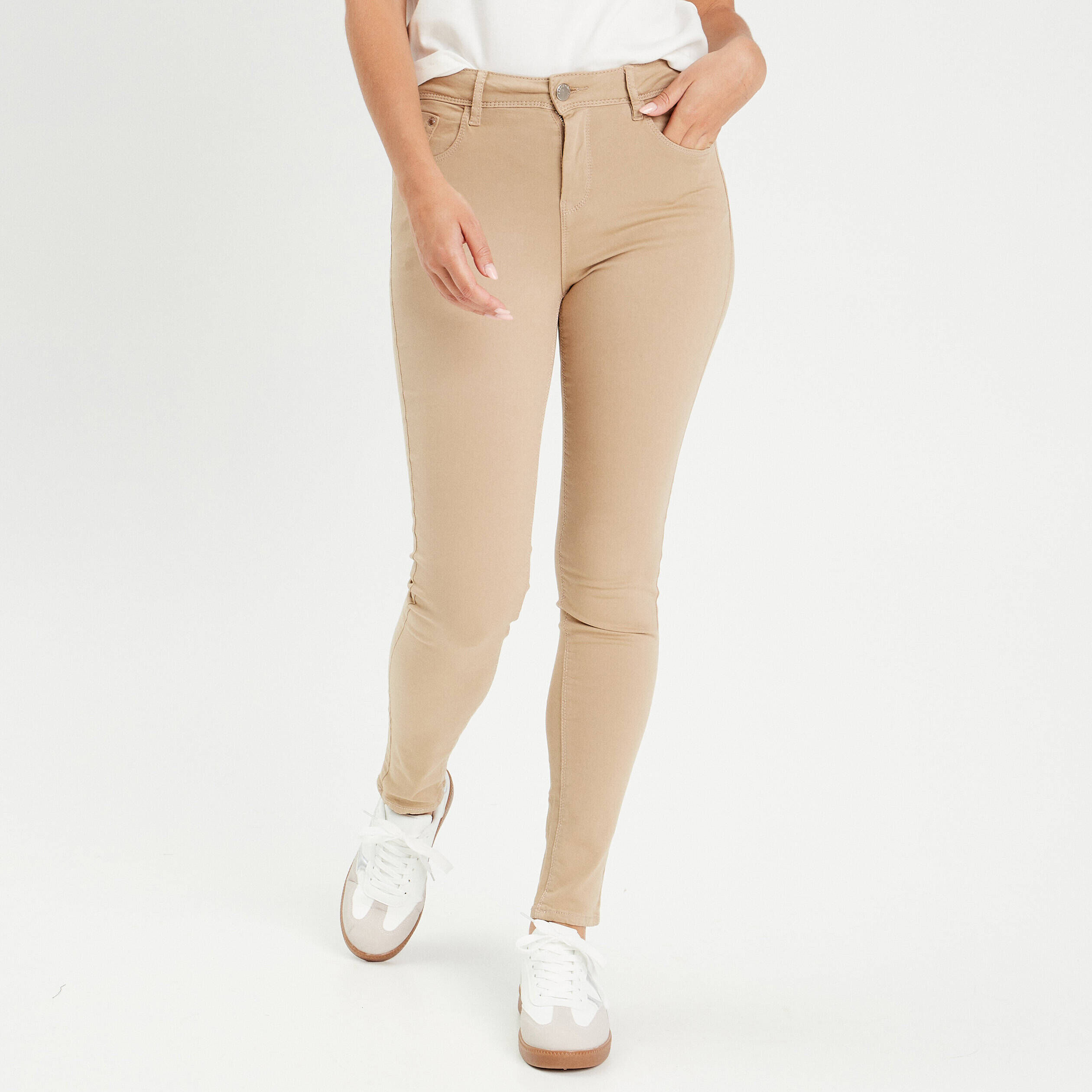 Jean Beige Femme Vib s