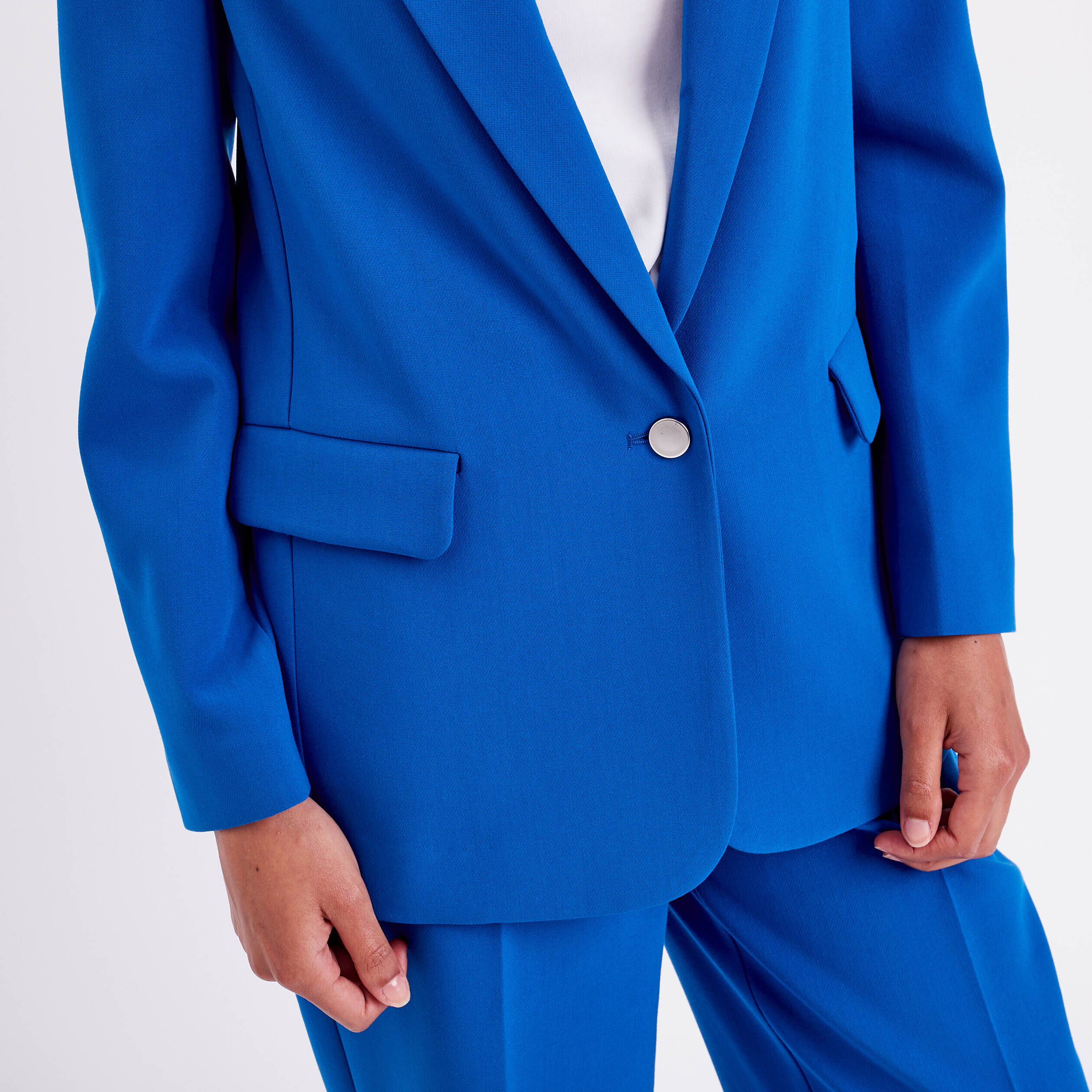 Tailleur bleu roi femme hot sale