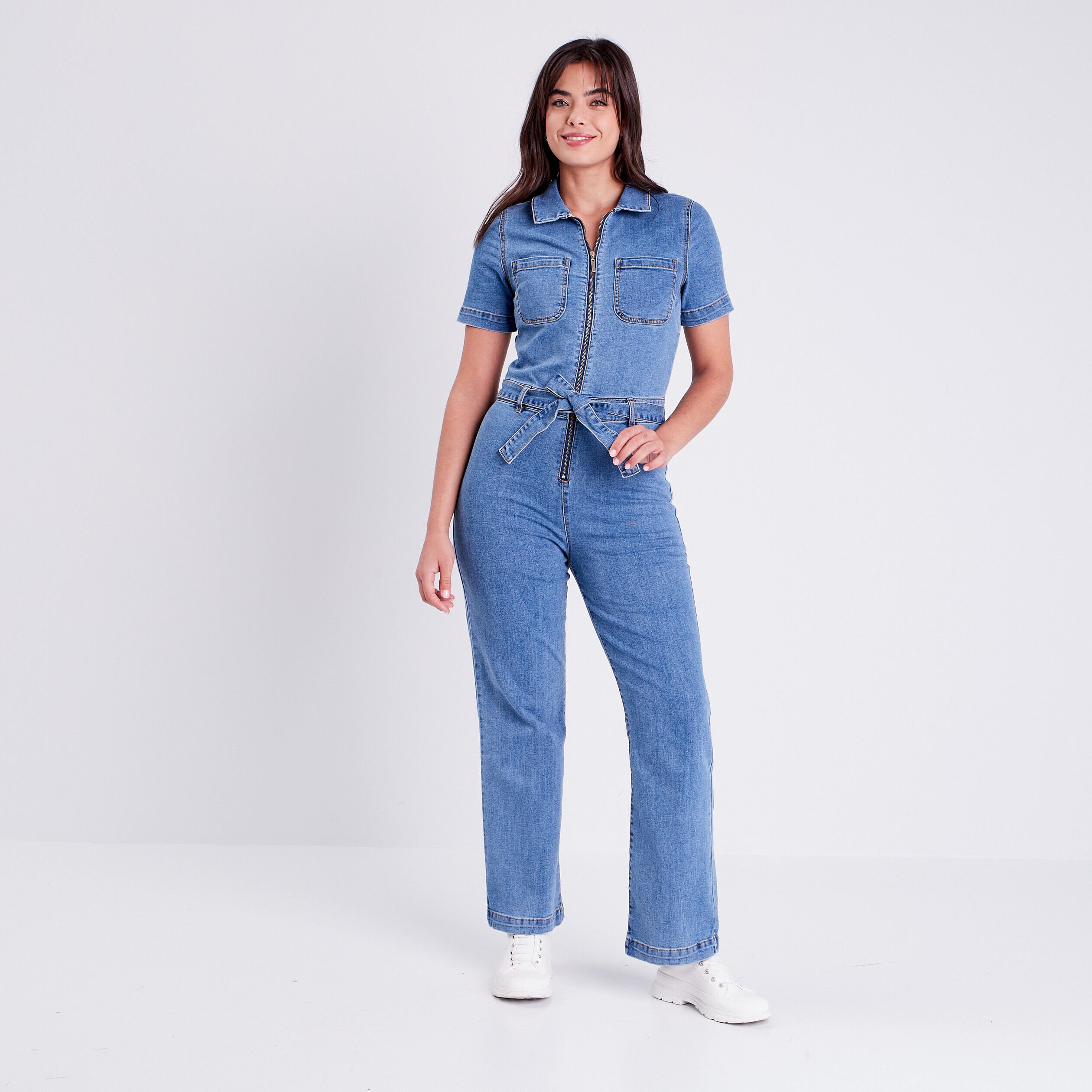 Combinaison jean cache cache hot sale