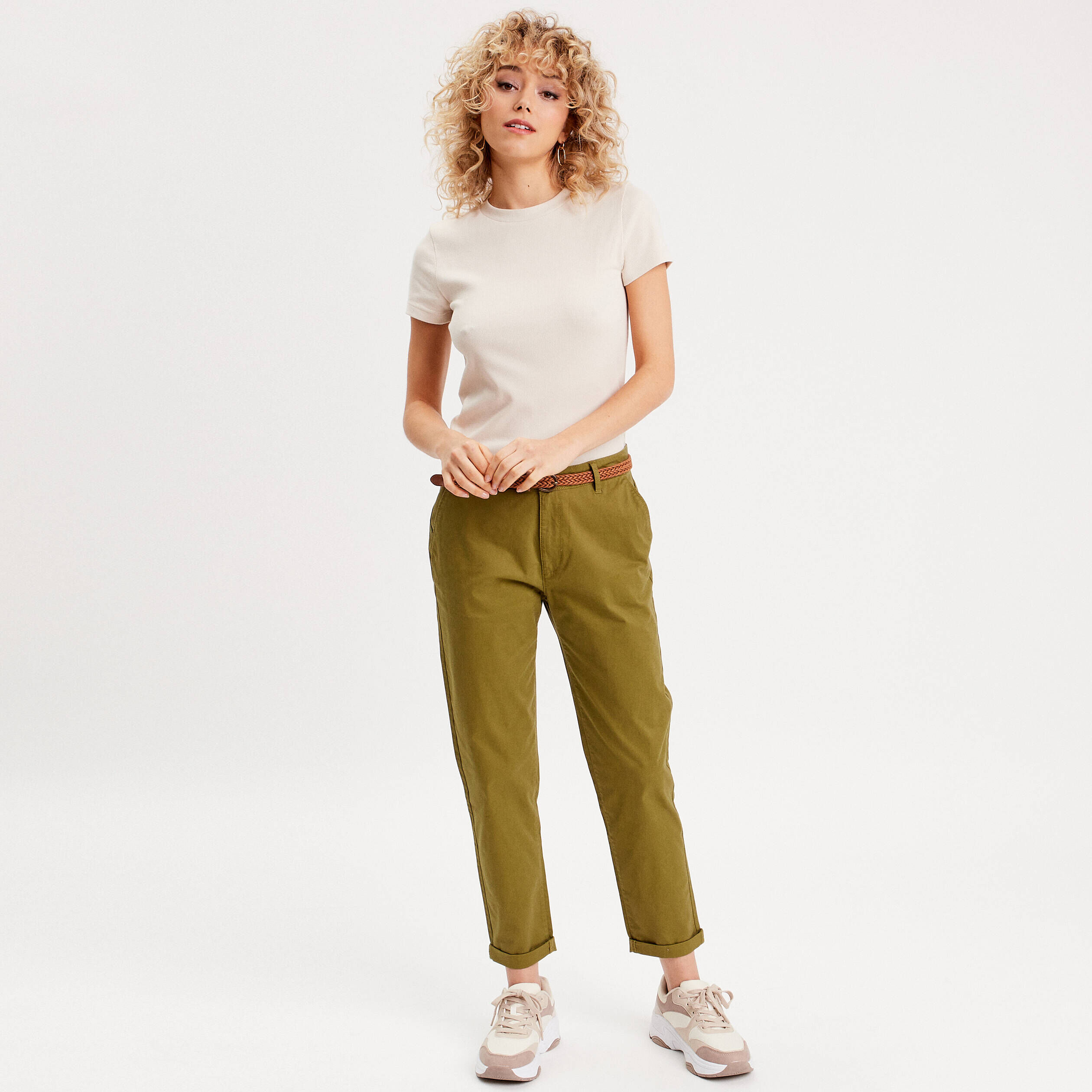 Pantalons chino Carrot Femme Vib s