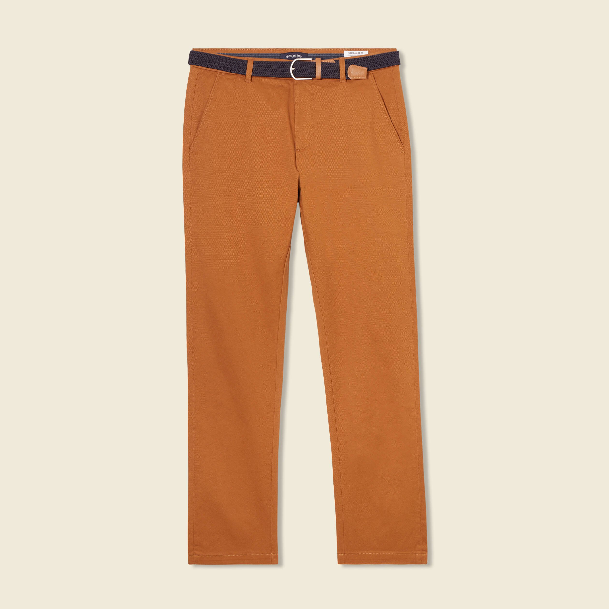 Pantalon chino outlet marron