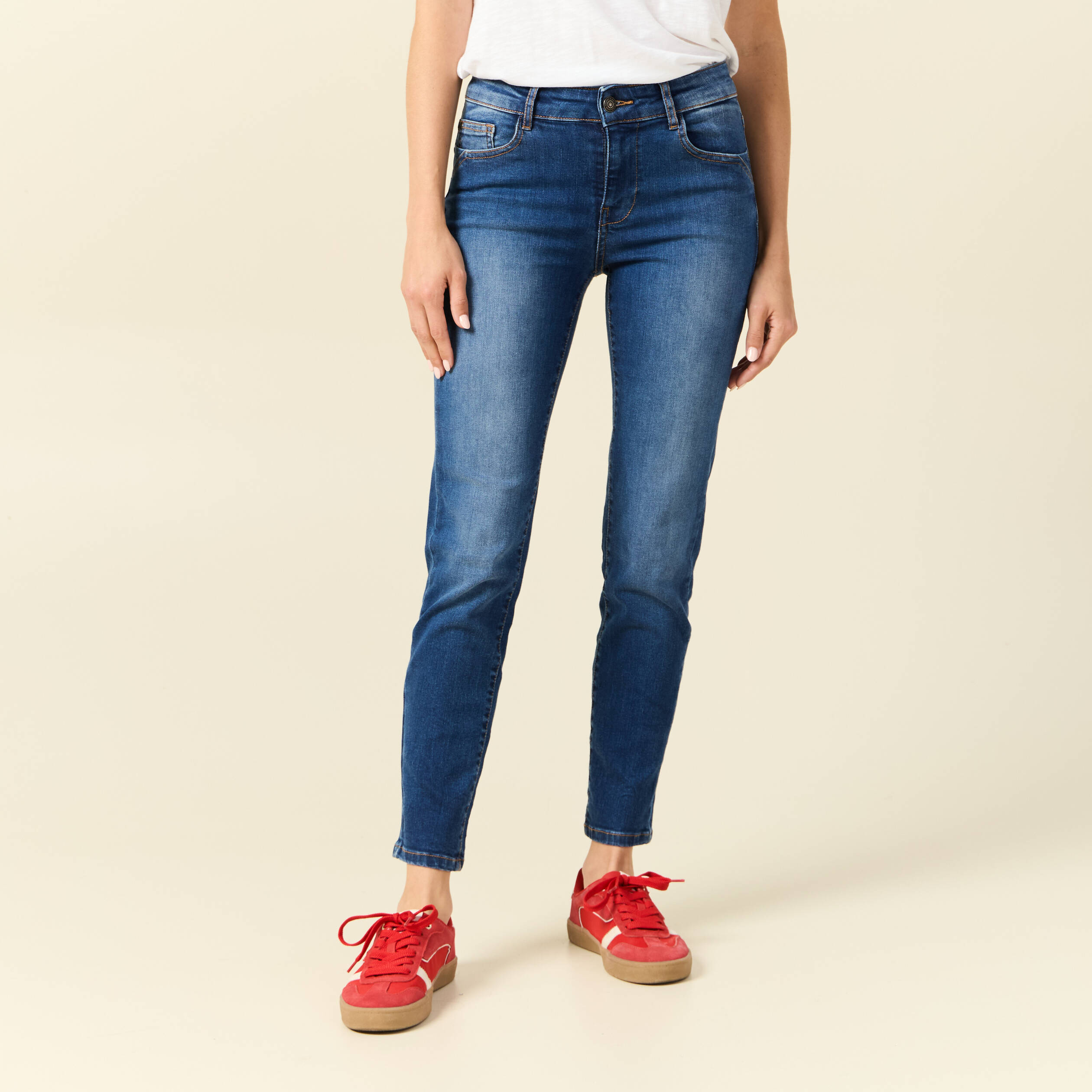 Jean taille basse slim femme hotsell