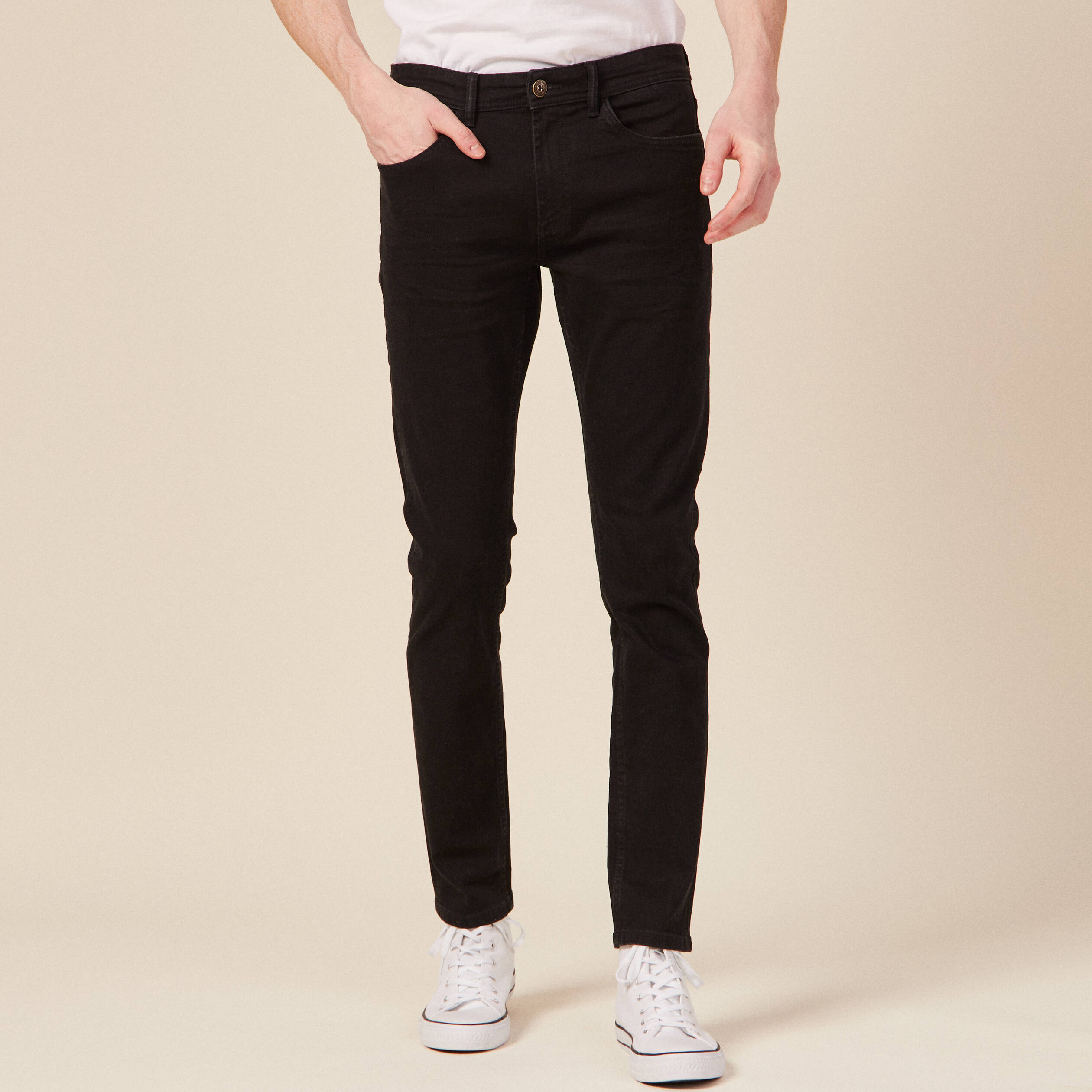 Jean noir homme clearance slim