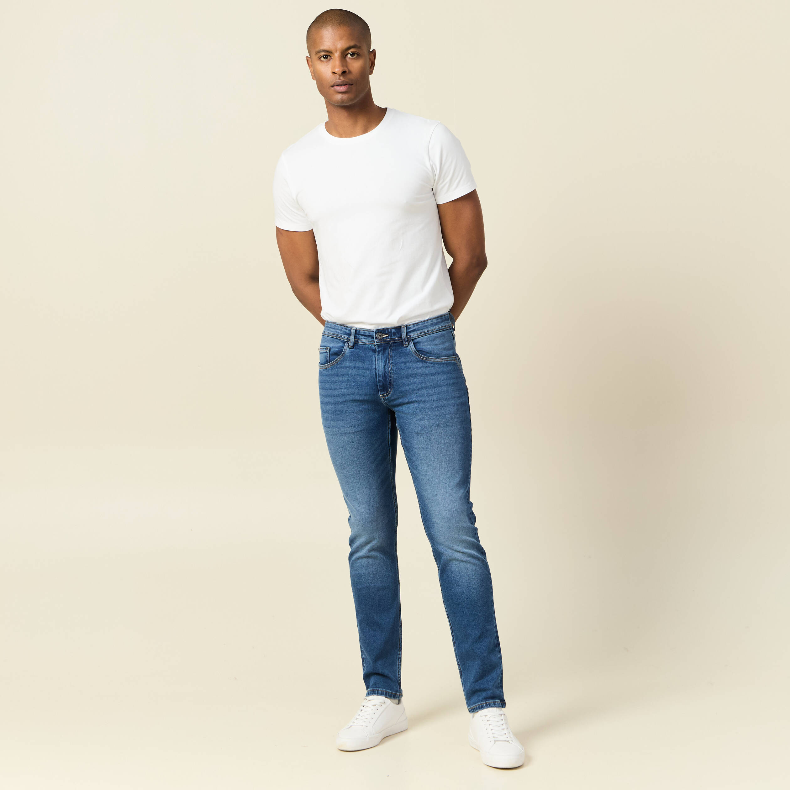 Jean slim stretch homme best sale