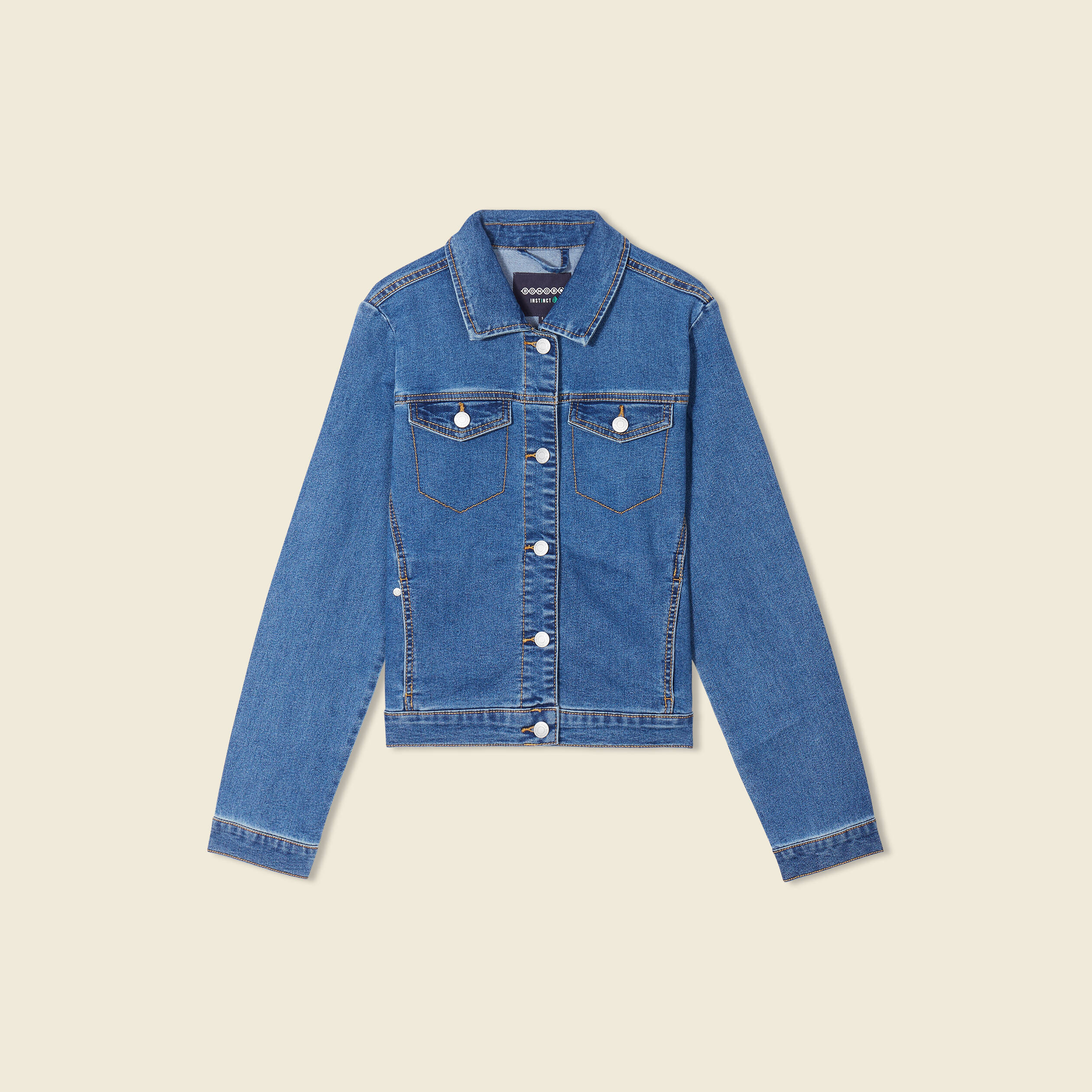 Veste en jean eco responsable denim stone femme Vibs