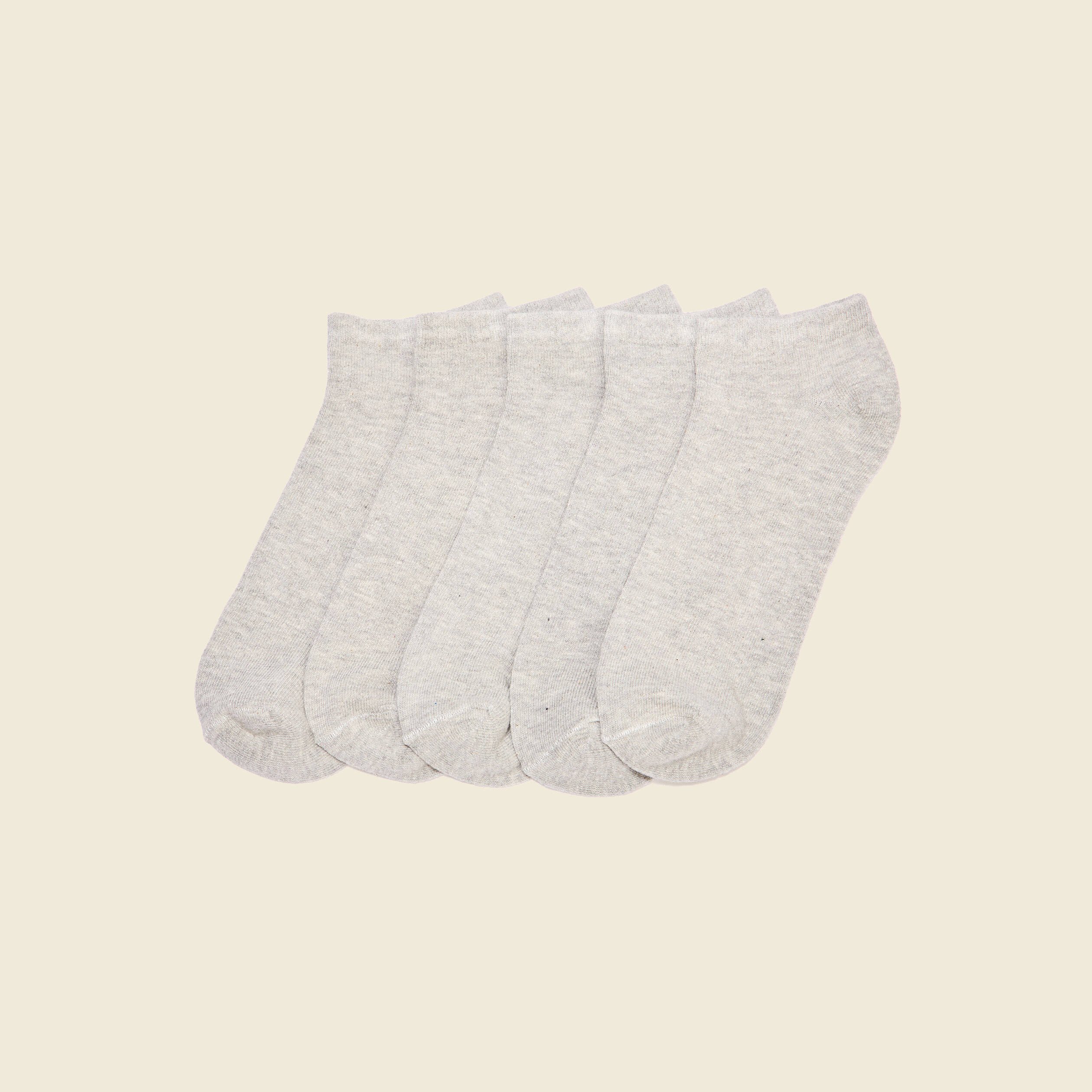 Lot Paires Chaussettes Gris Clair Homme Vibs