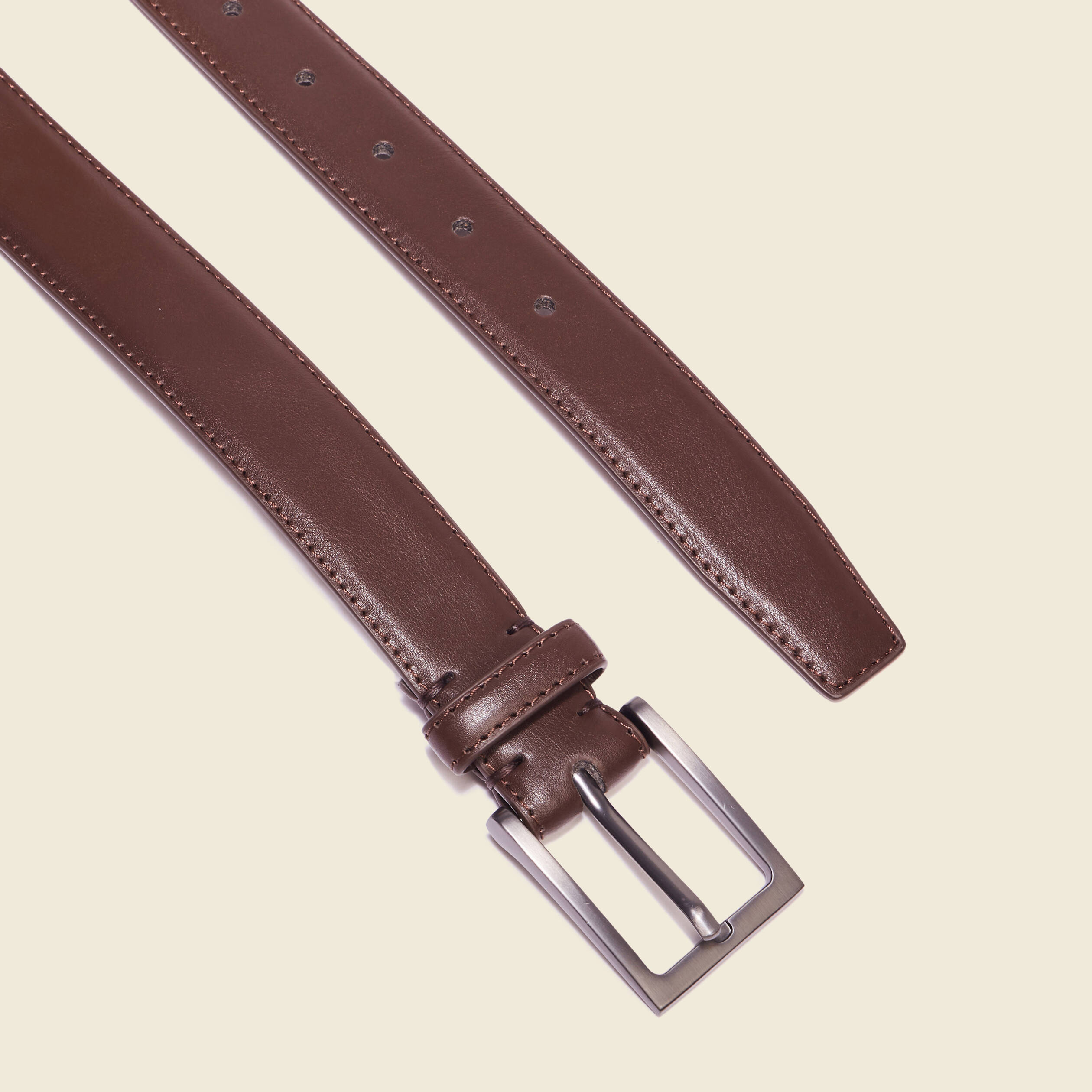 Ceinture fine marron hotsell