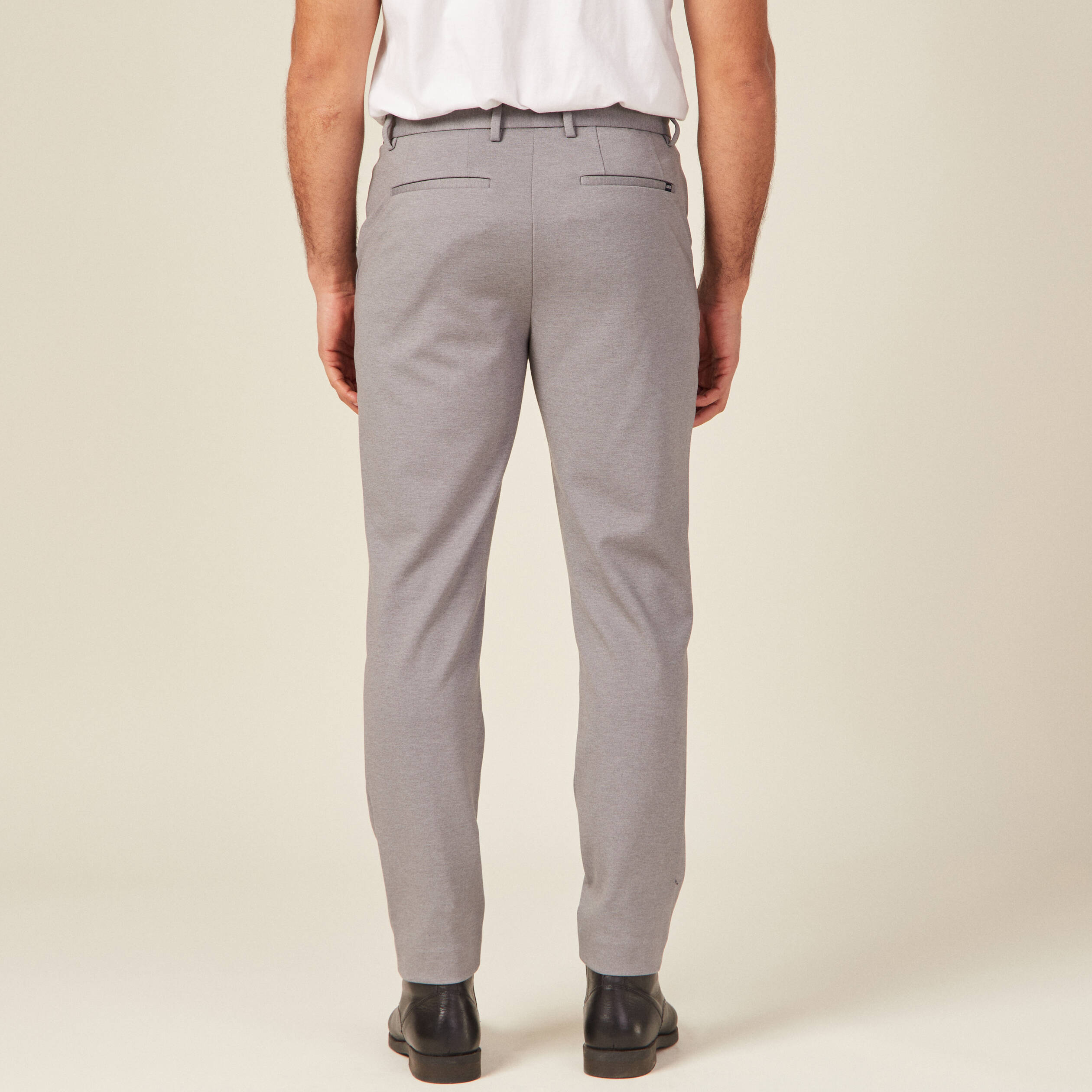 Pantalon chino slim gris homme Vibs