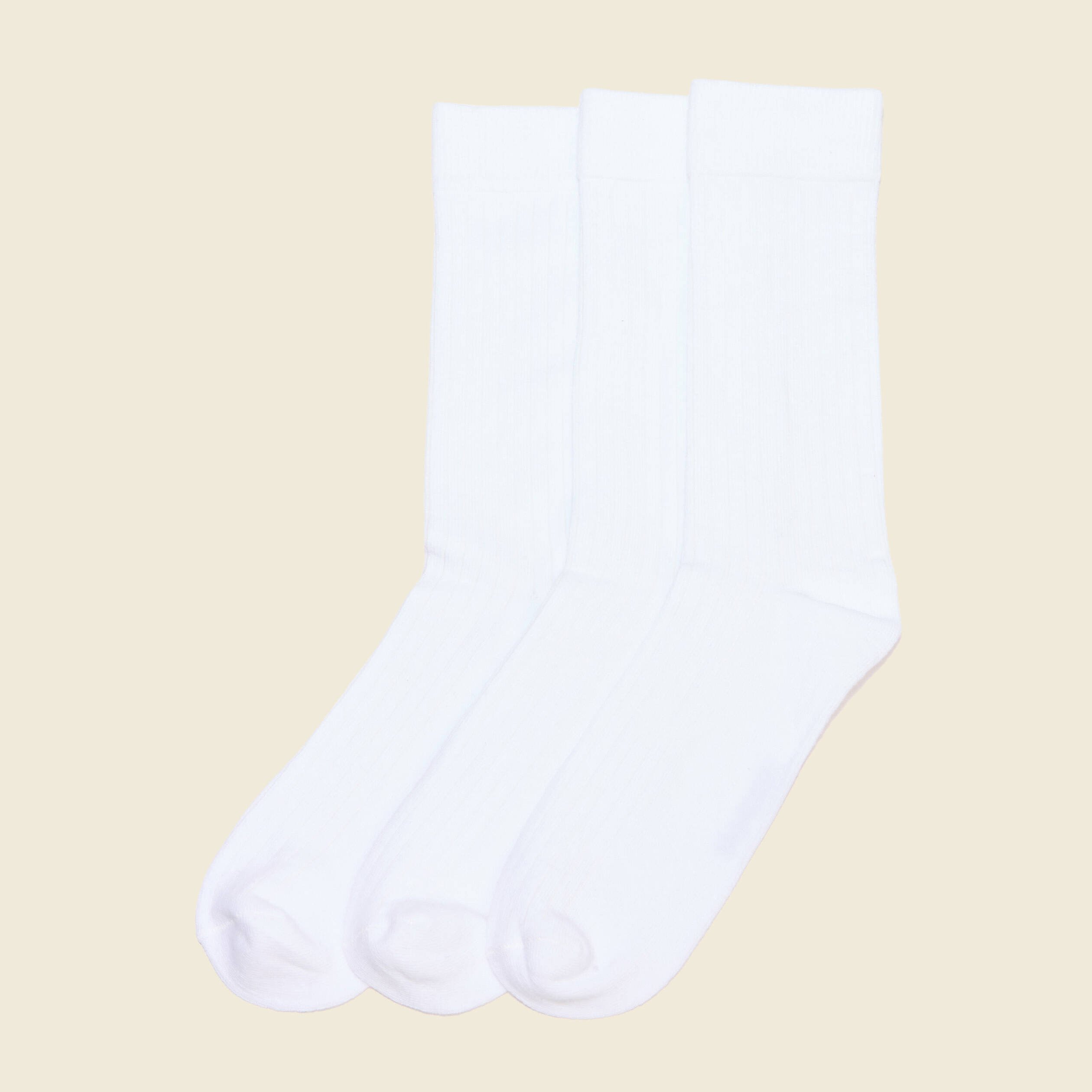 Lot Paires Chaussettes Blanc Homme Vibs