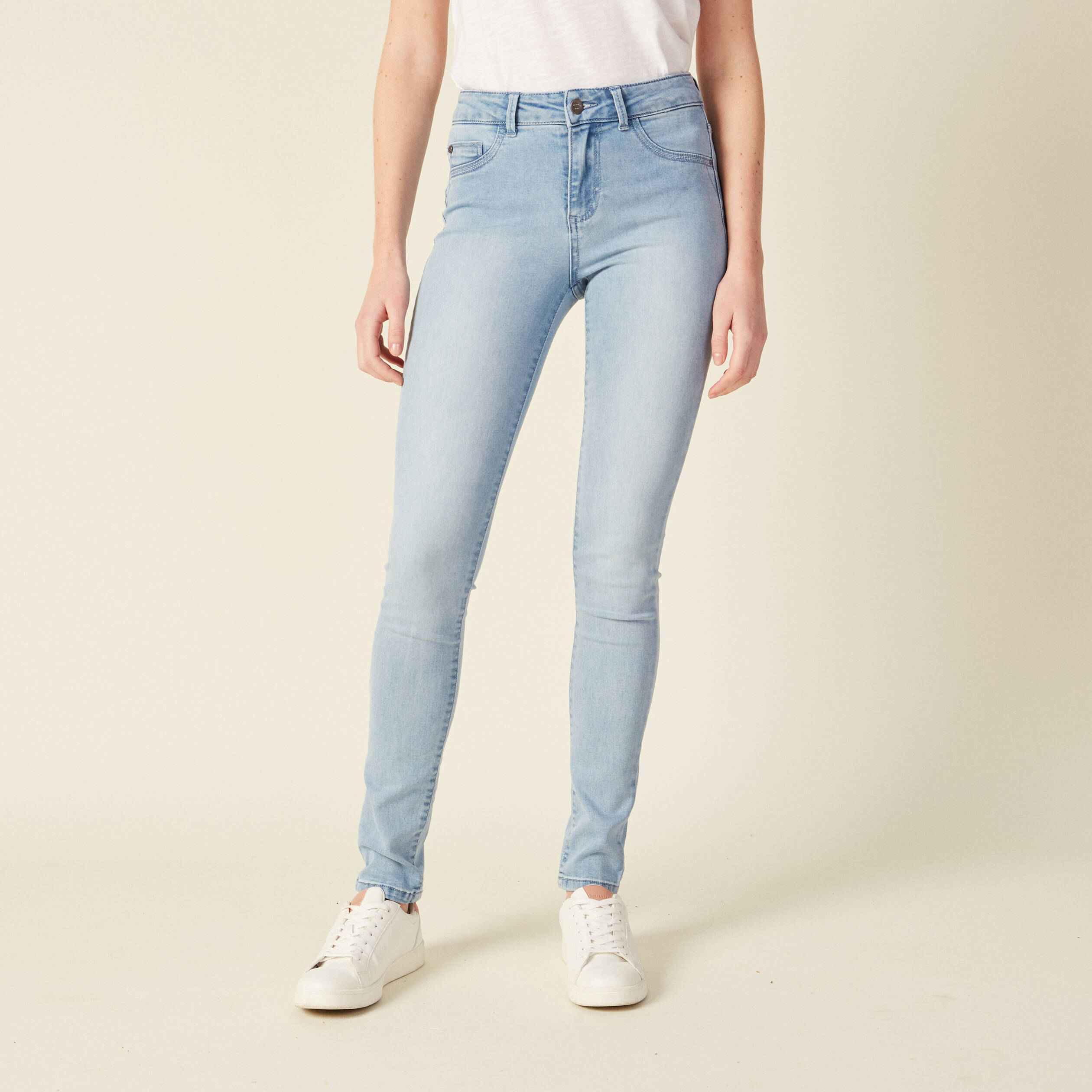 Jeans Lou jegging denim bleach femme Vibs