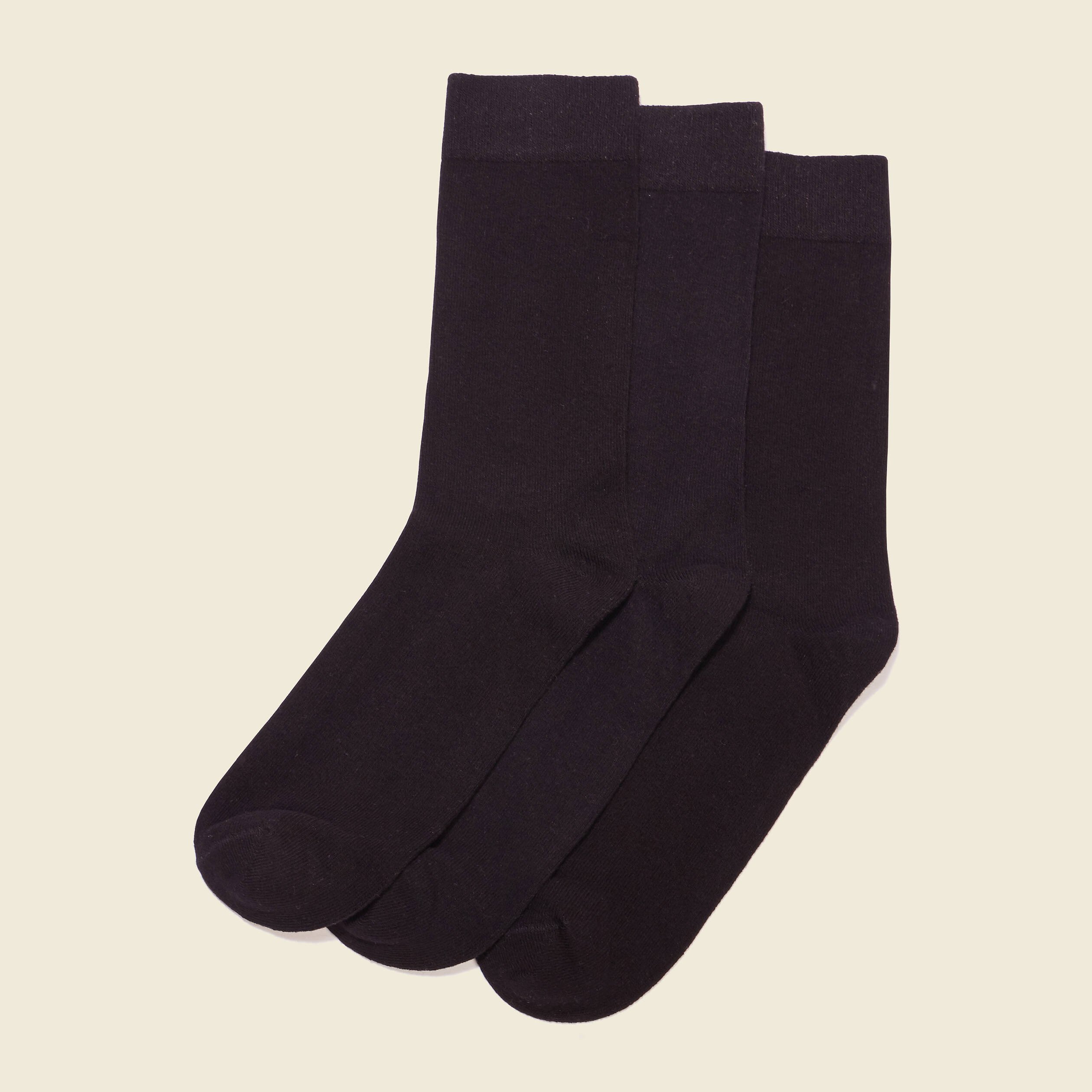 Lot 3 paires chaussettes noir homme Vibs