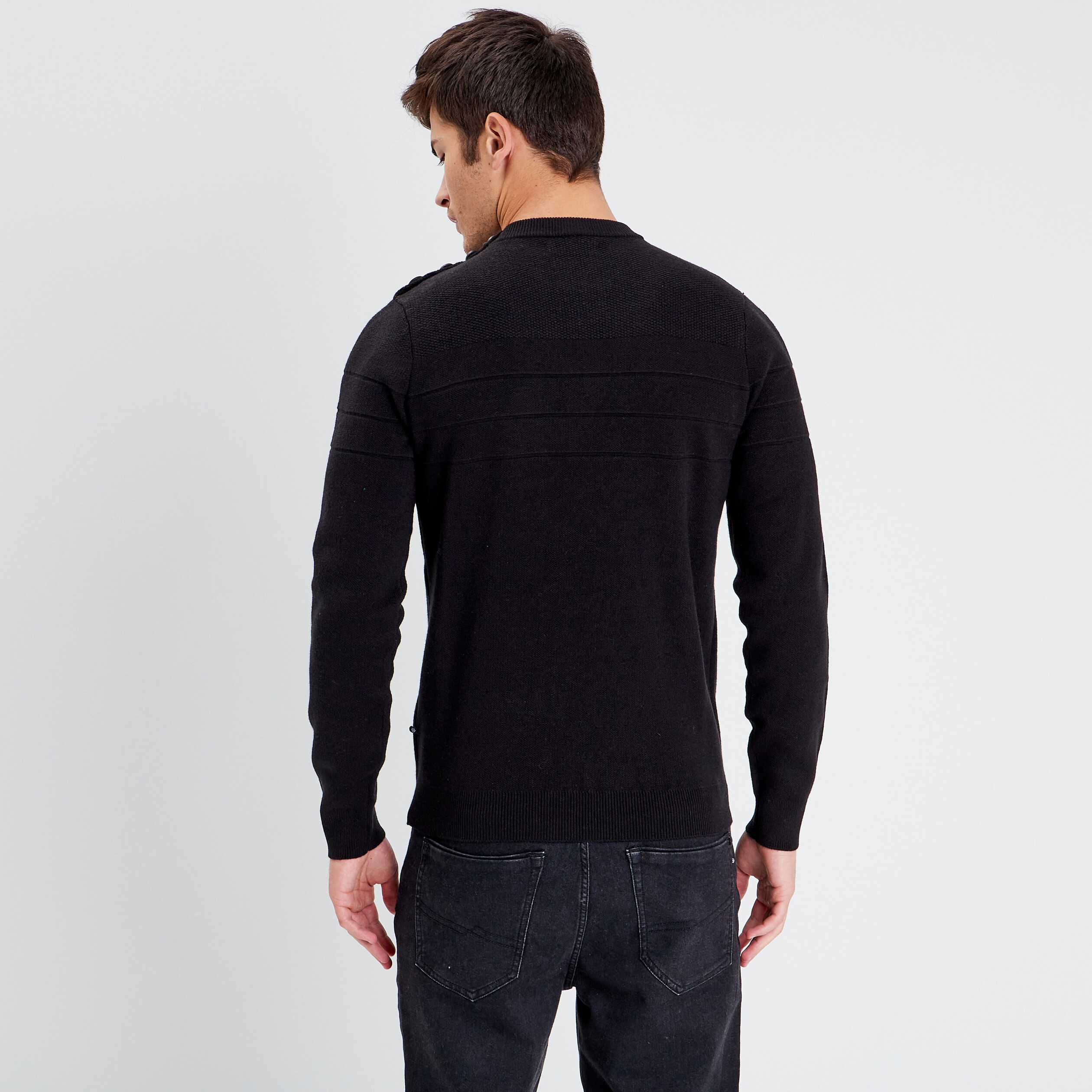 Noir HOMME Pull-over - URBAN IDOL