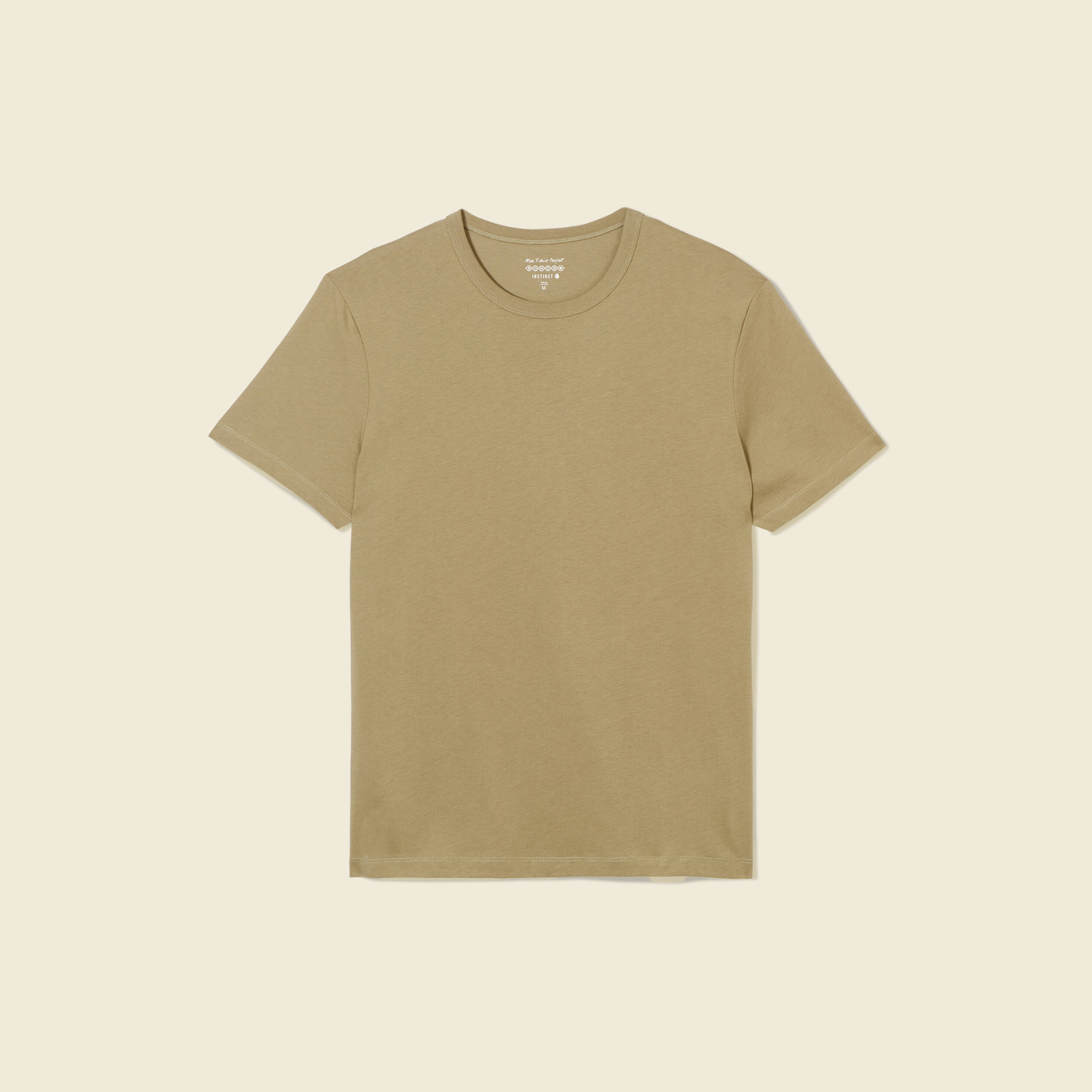 Tee shirt discount vert kaki homme