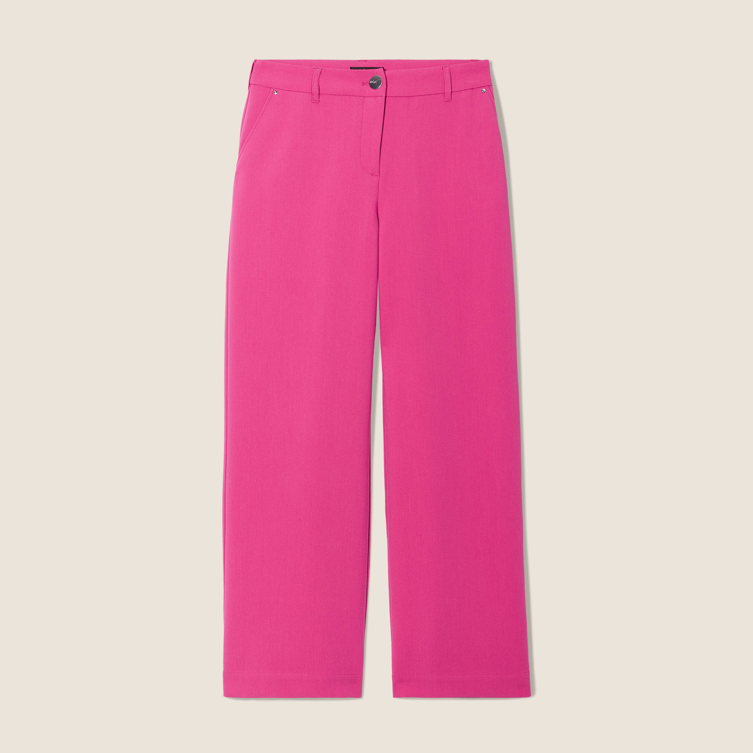 Pantalon large à pont ROSE FUCHSIA – BUESSO