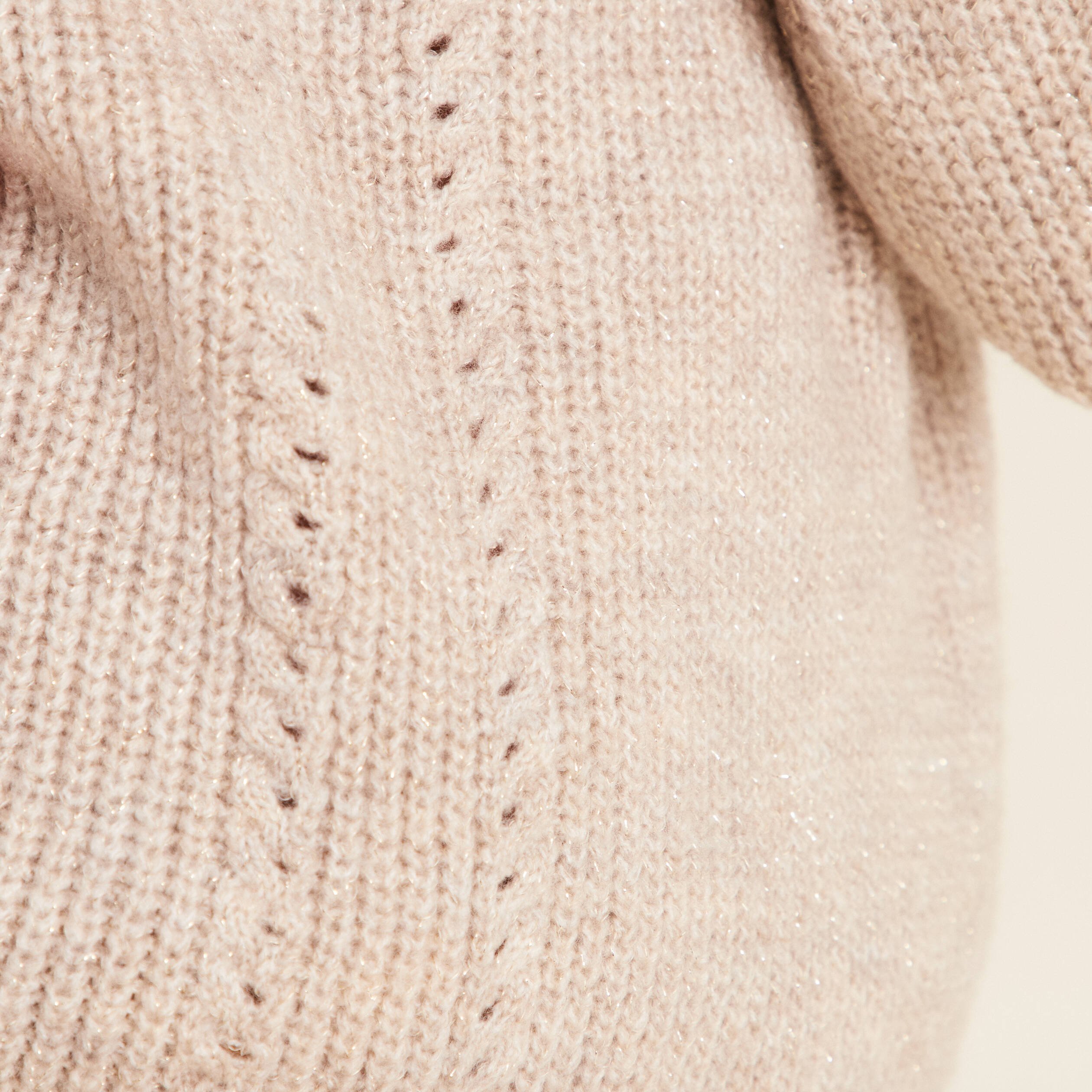 Gros pull best sale beige femme