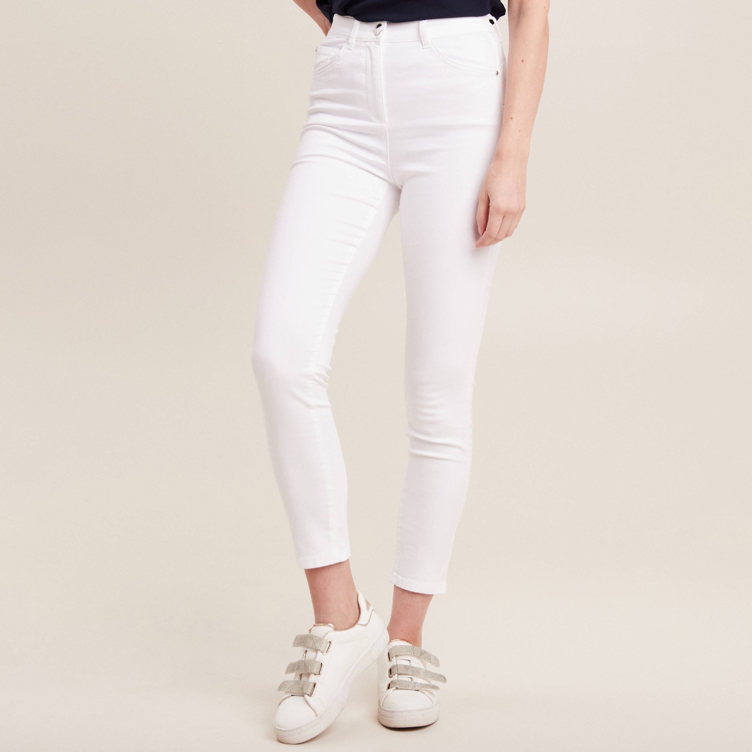 Pantalon blanc best sale