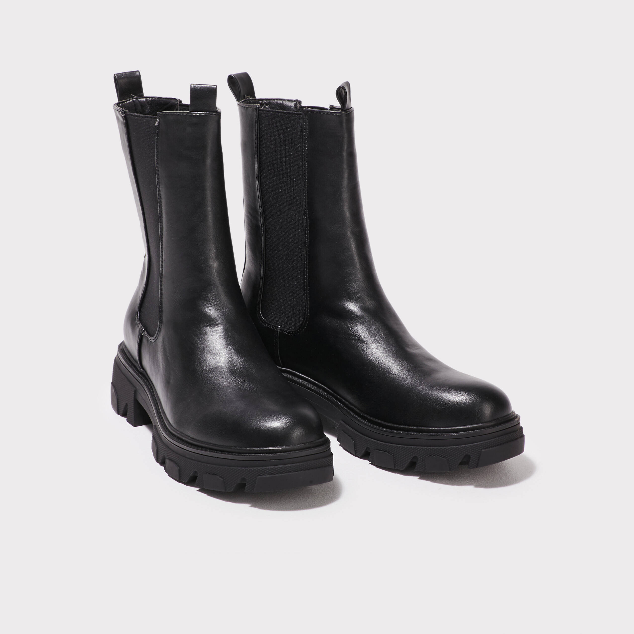 Bottines chelsea femme noir best sale