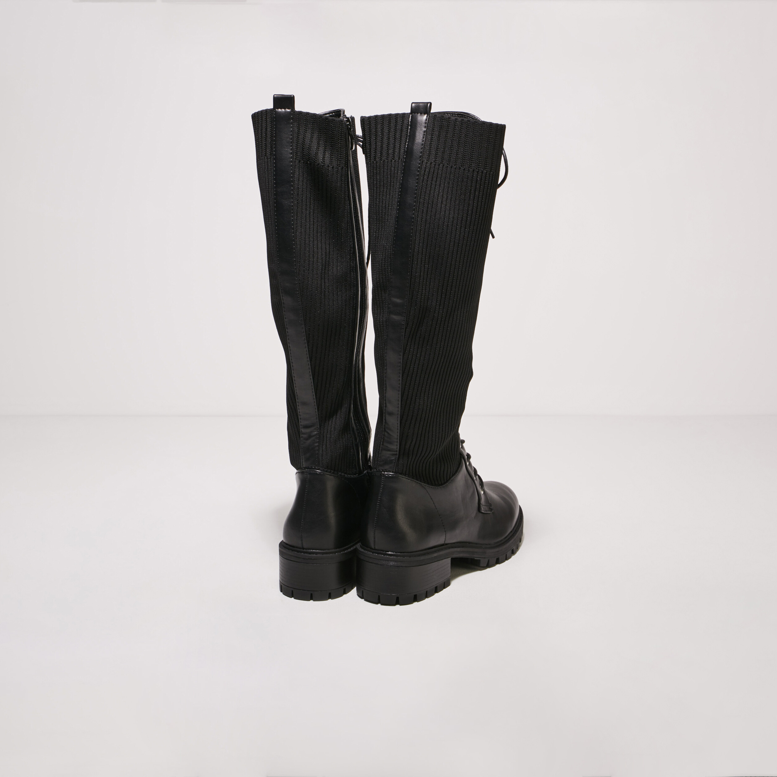 Bottes hautes lacées femme deals