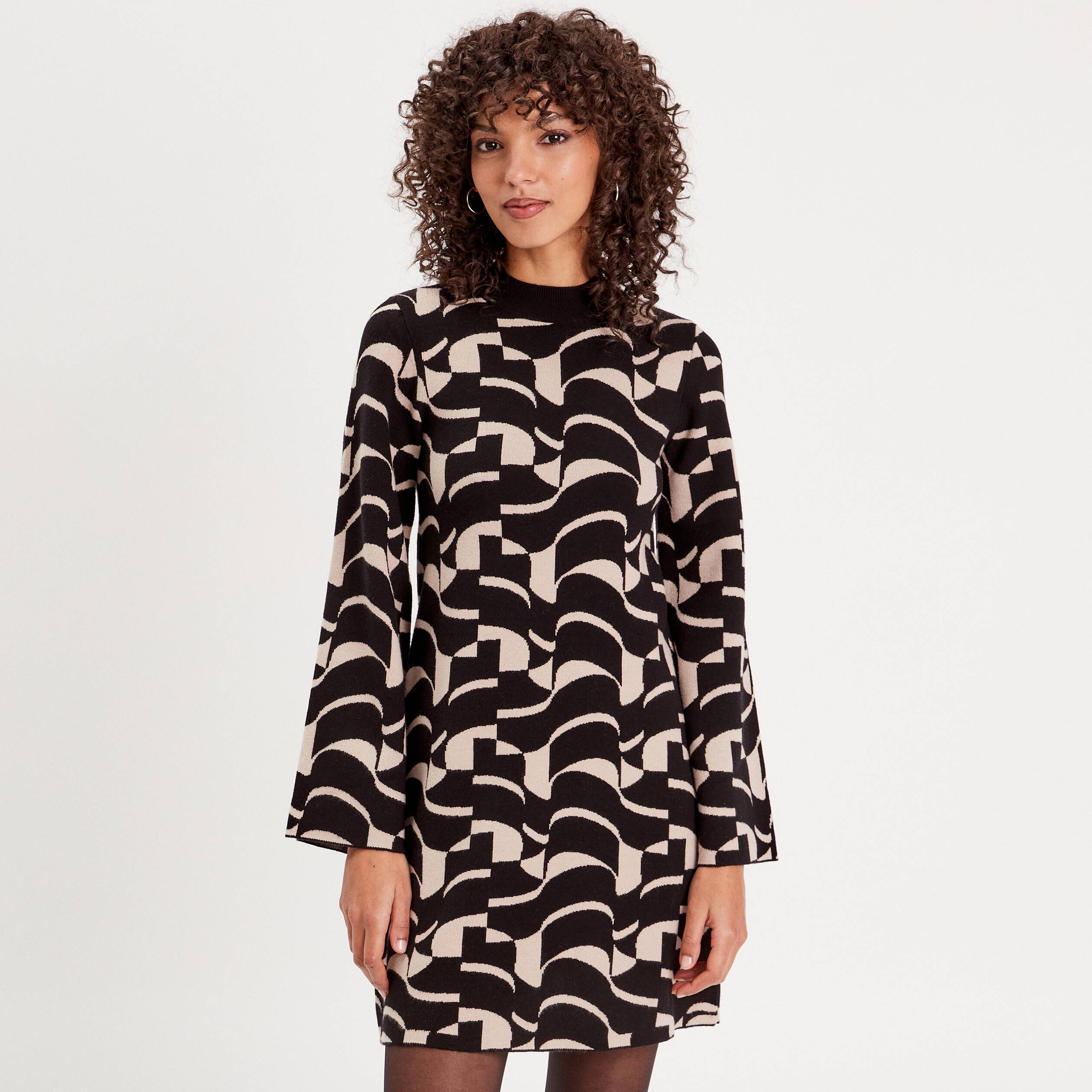 Robe pull best sale col montant