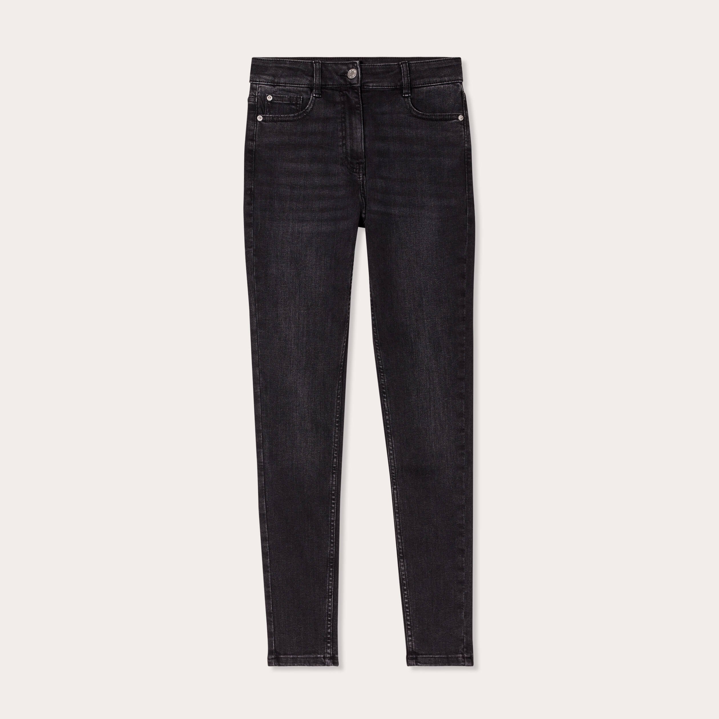 Jean noir slim femme hotsell