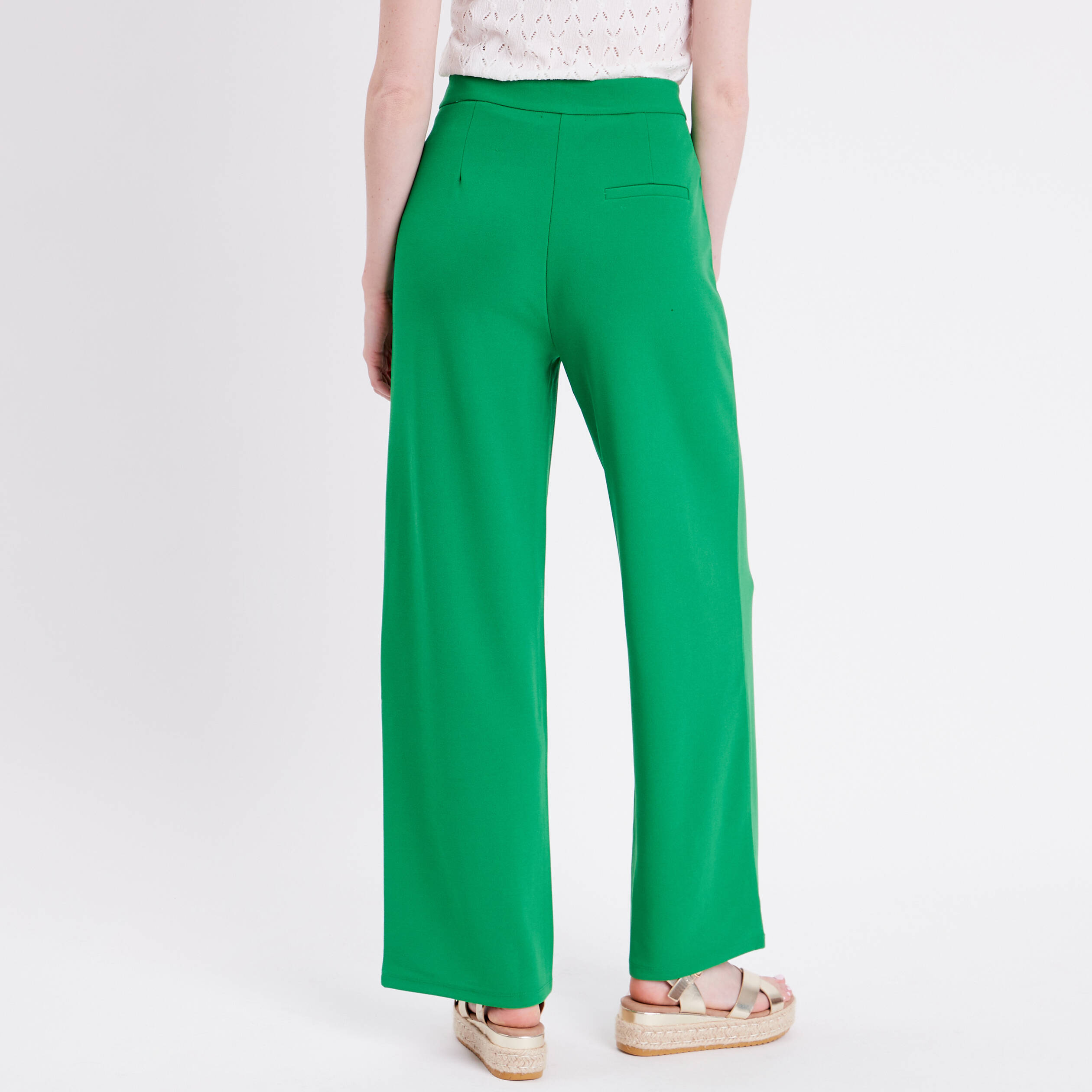 Pantalon très ample pour femme - vert