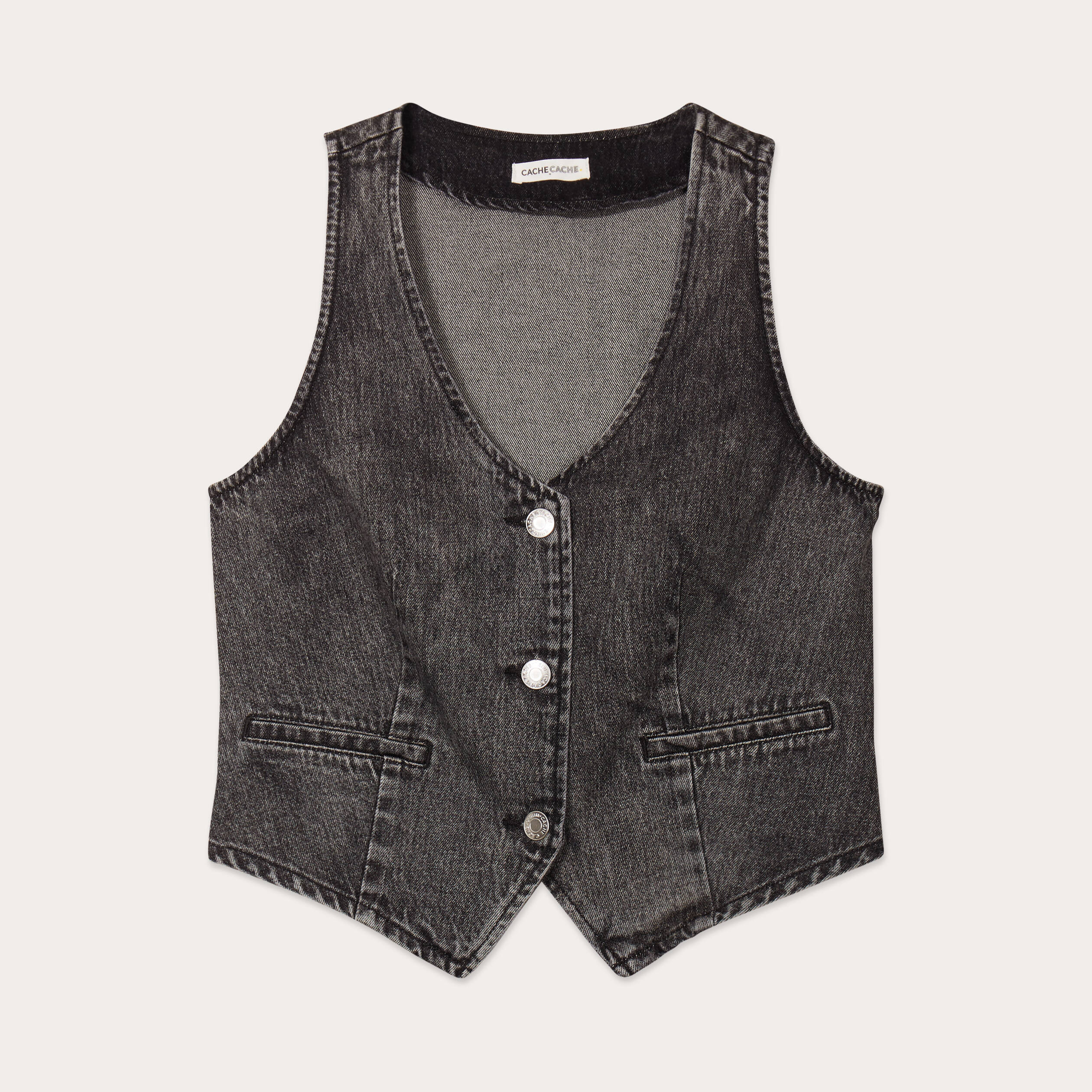 Gilet sans manche femme gris hotsell