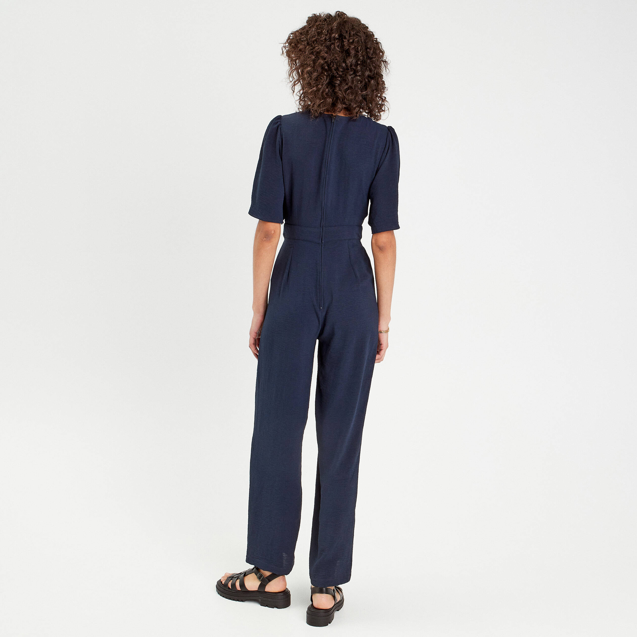 Combi pantalon bleu marine sale