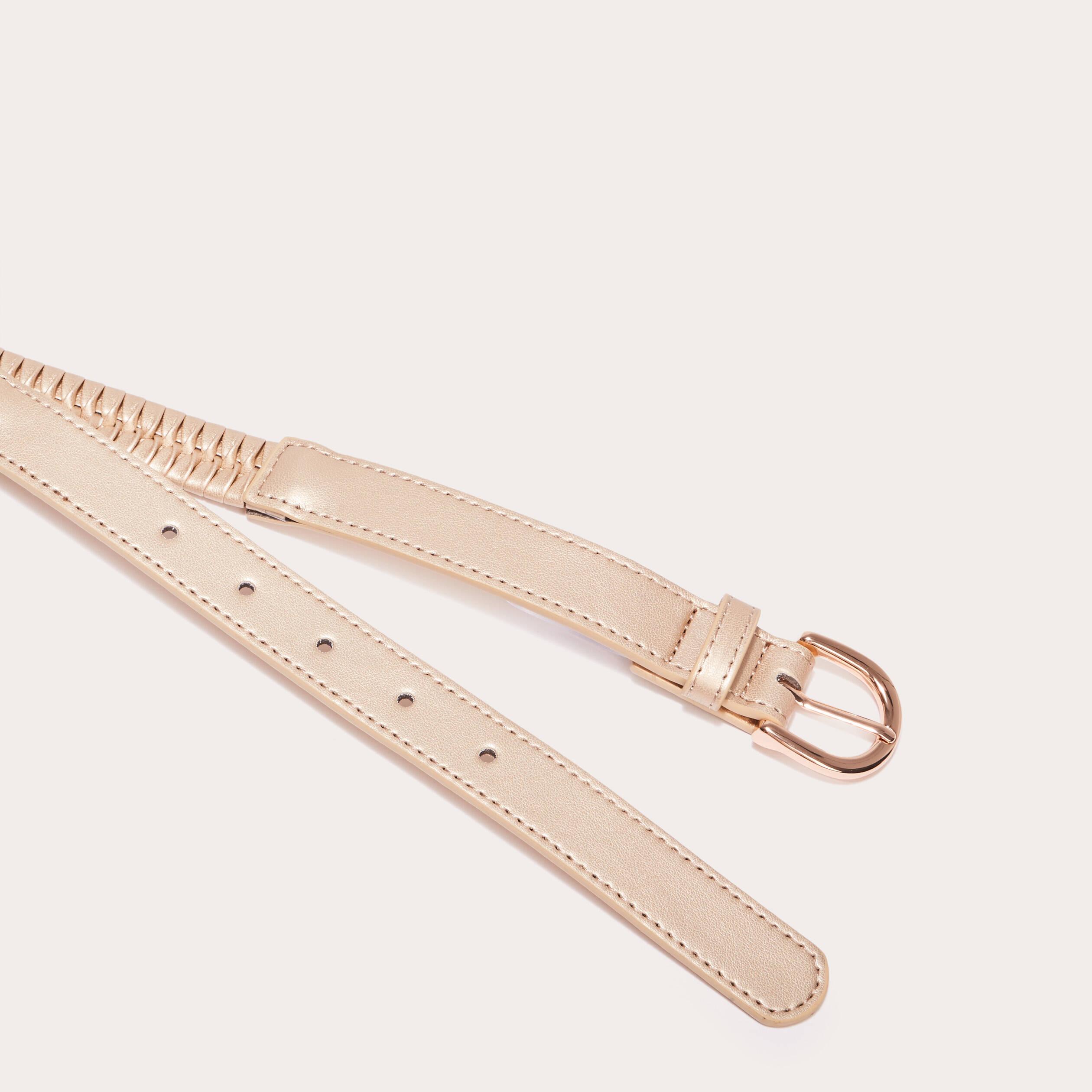 Ceinture fine tressée femme hotsell