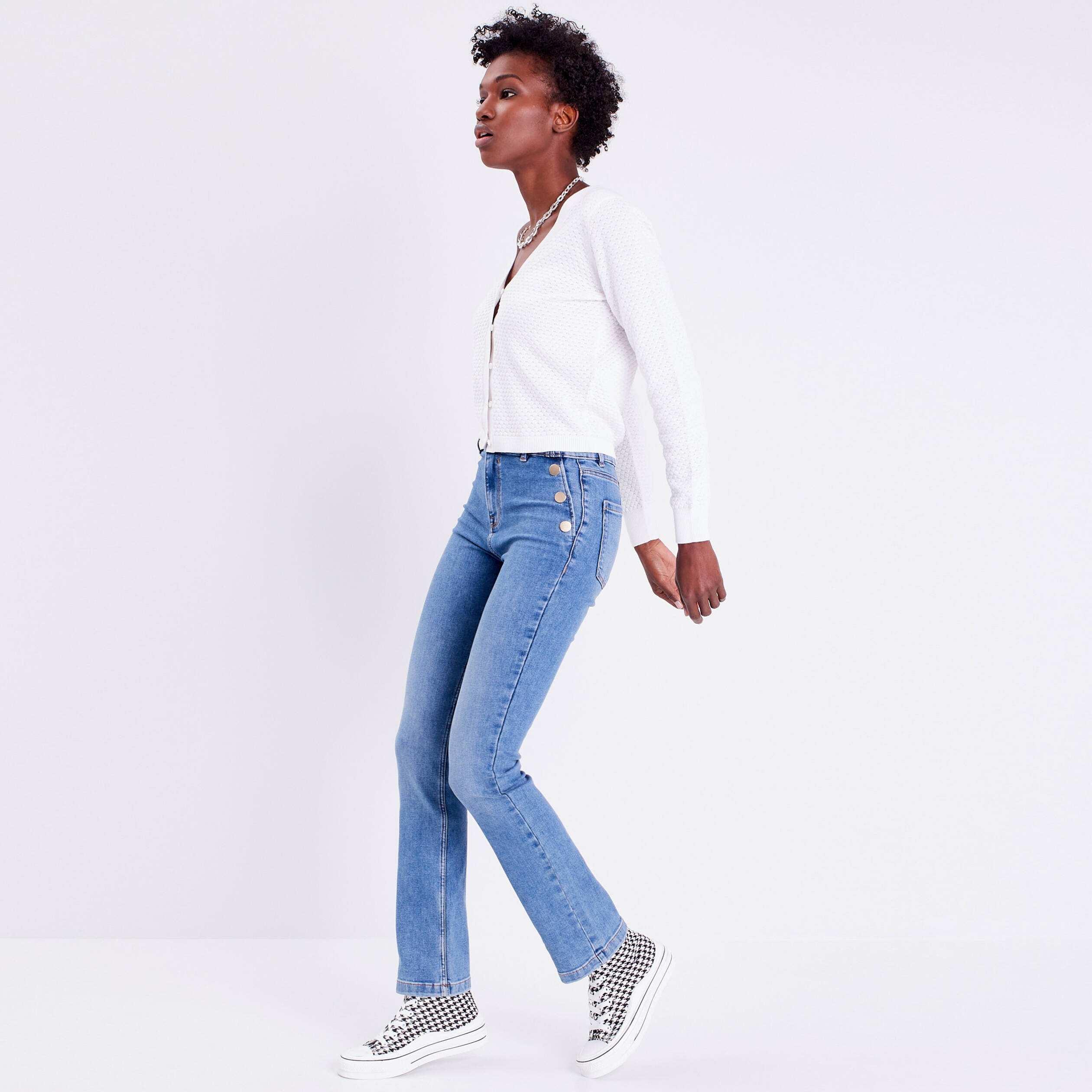 Jeans doublé orders femme