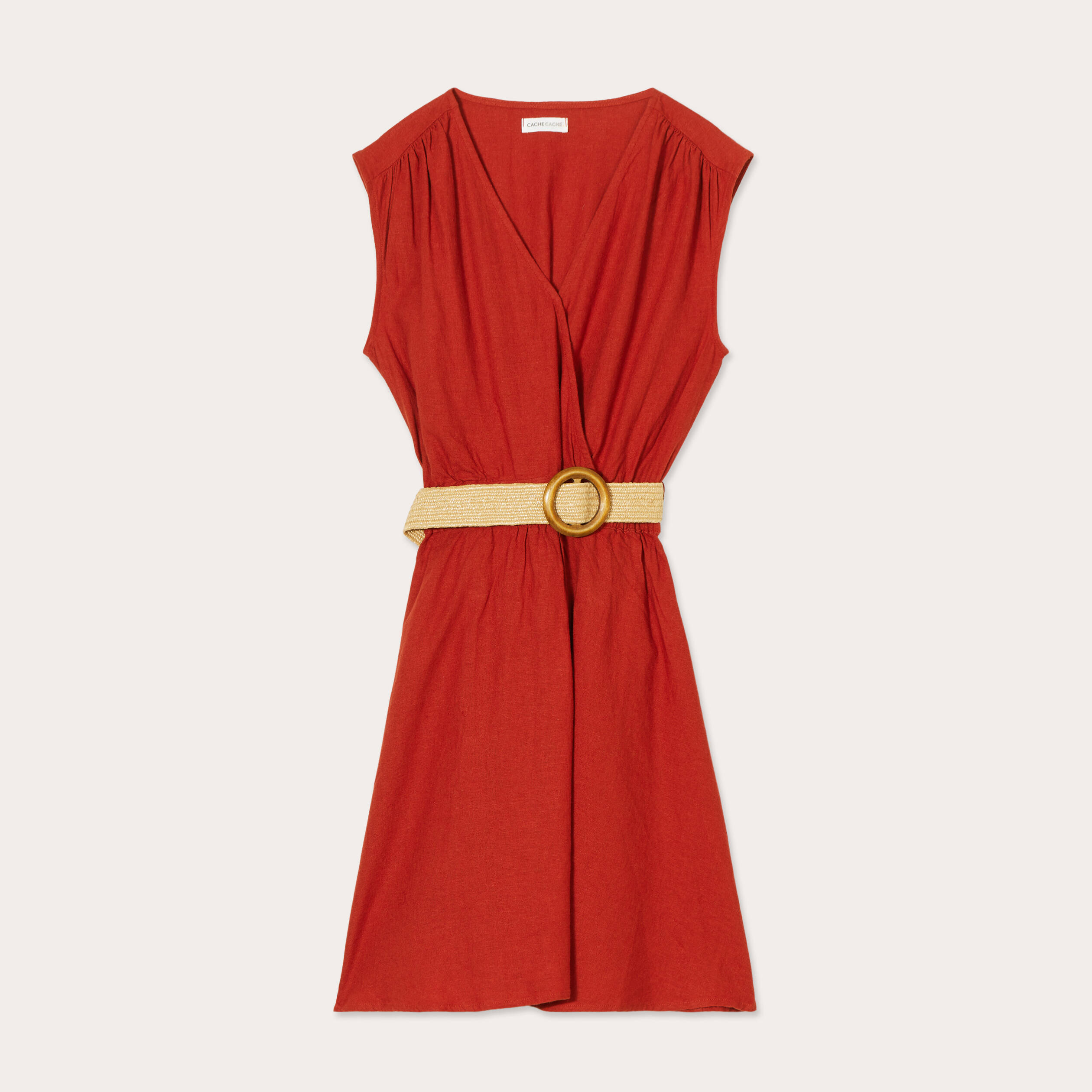 Cache cache robe rouge best sale