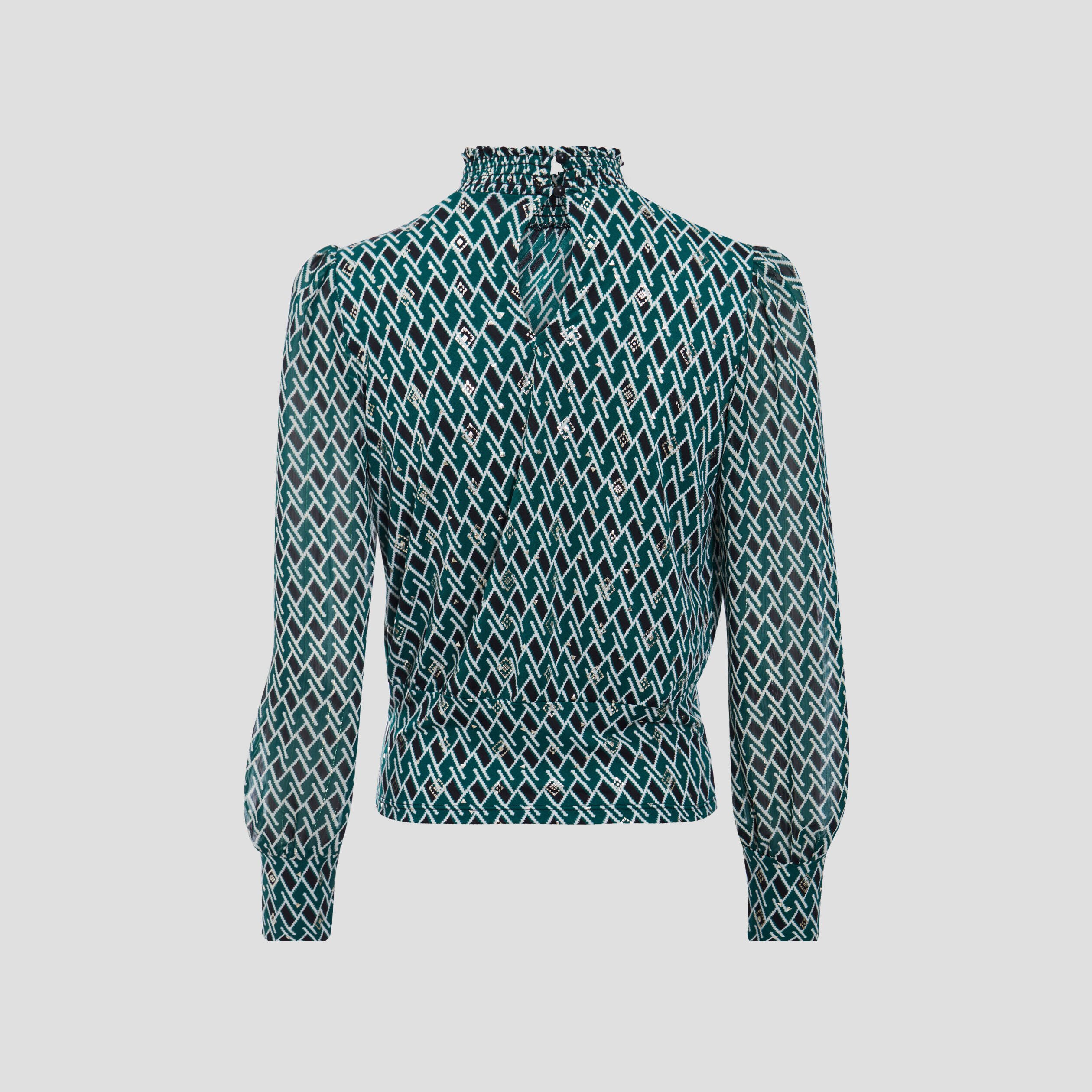 Blouse vert canard new arrivals