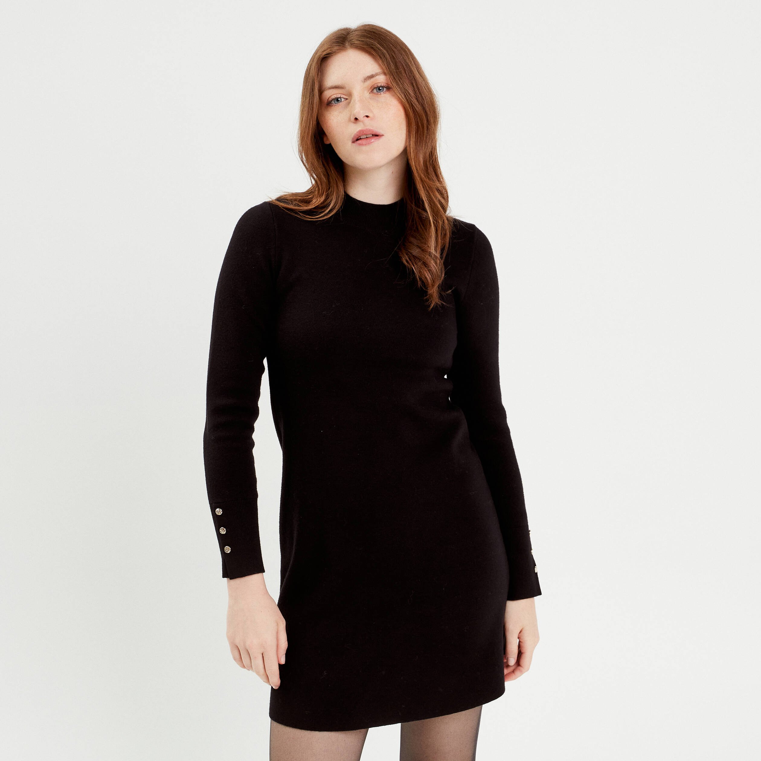 Robe pull femme noir sale