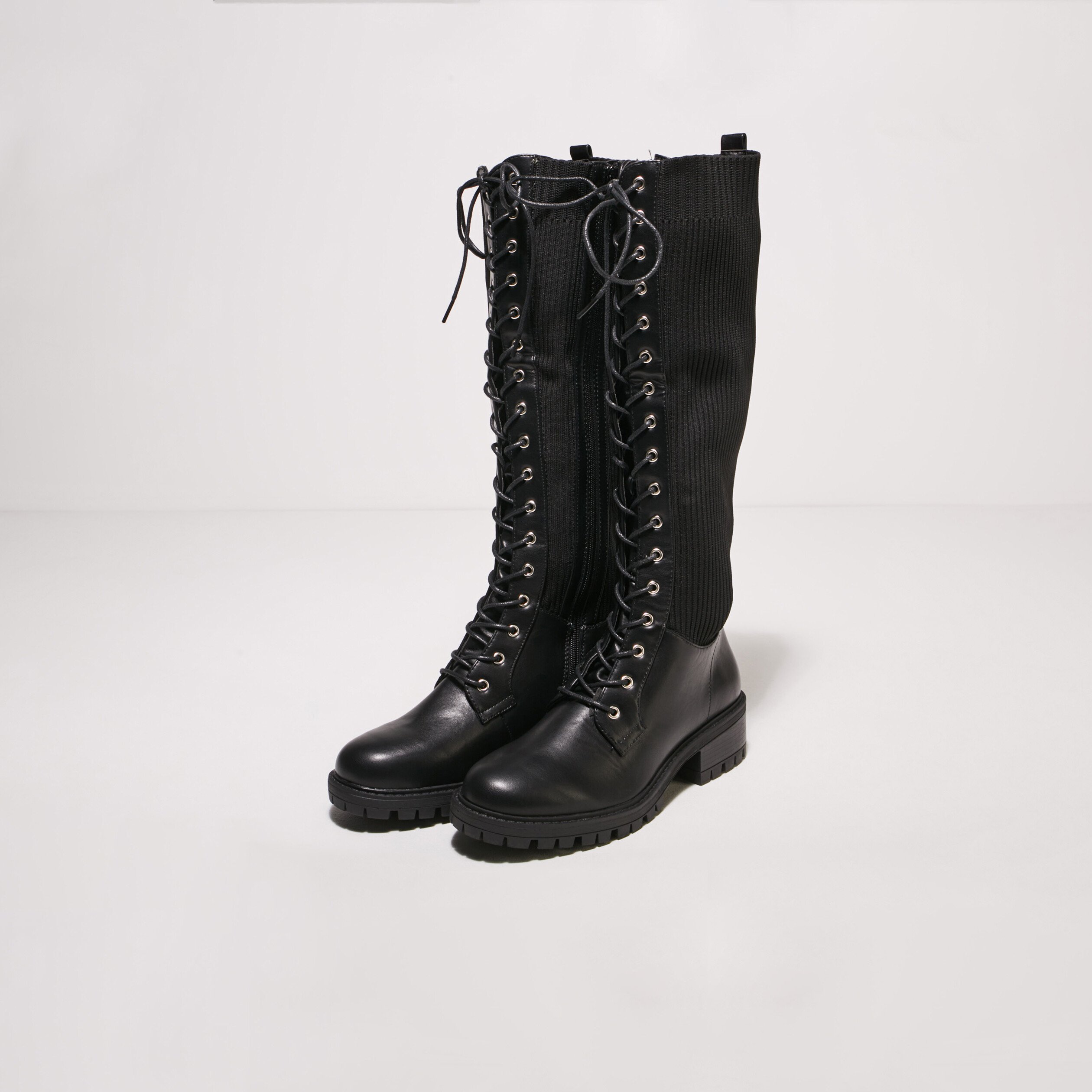 Bottes femme lacets devant on sale