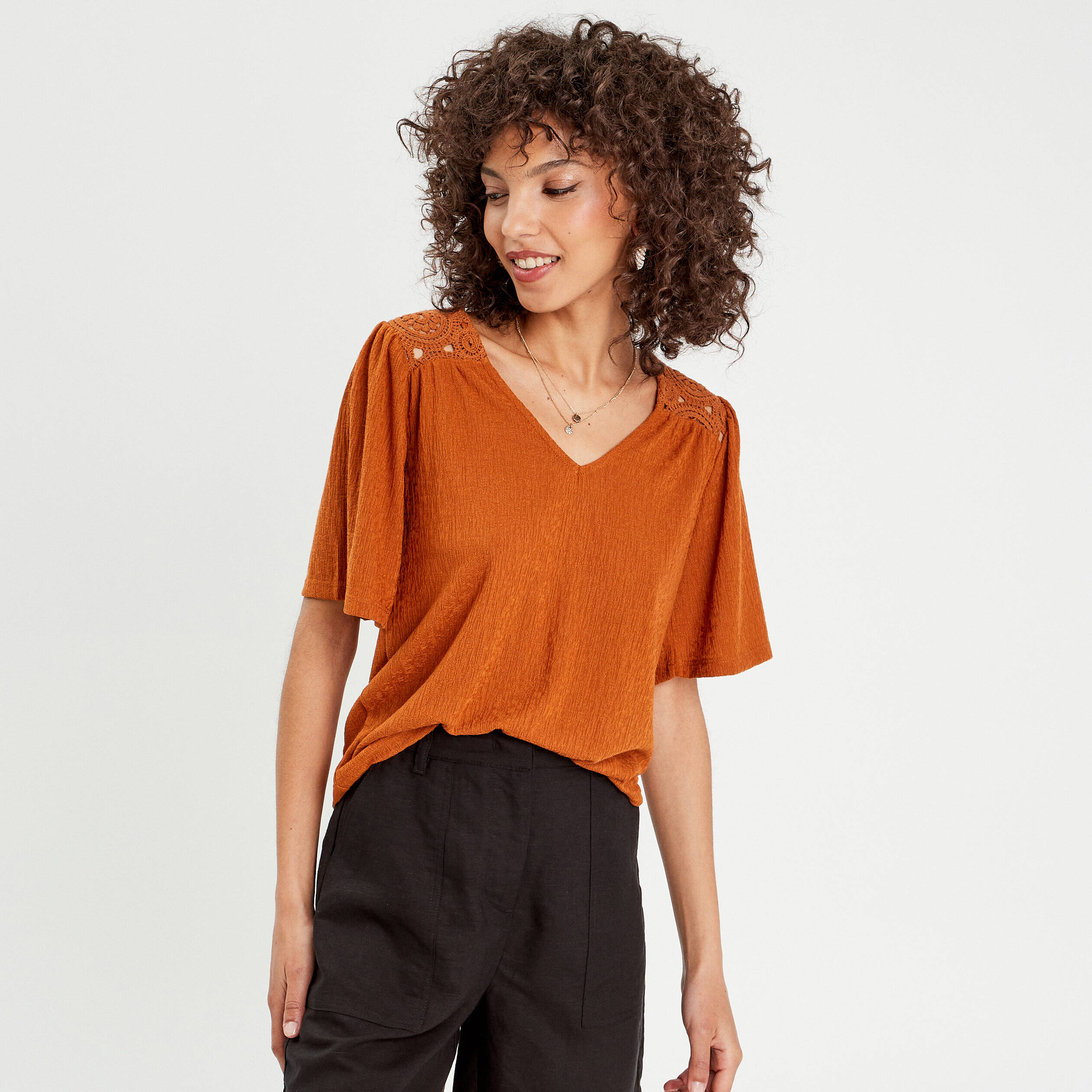 Tee shirt camel femme online