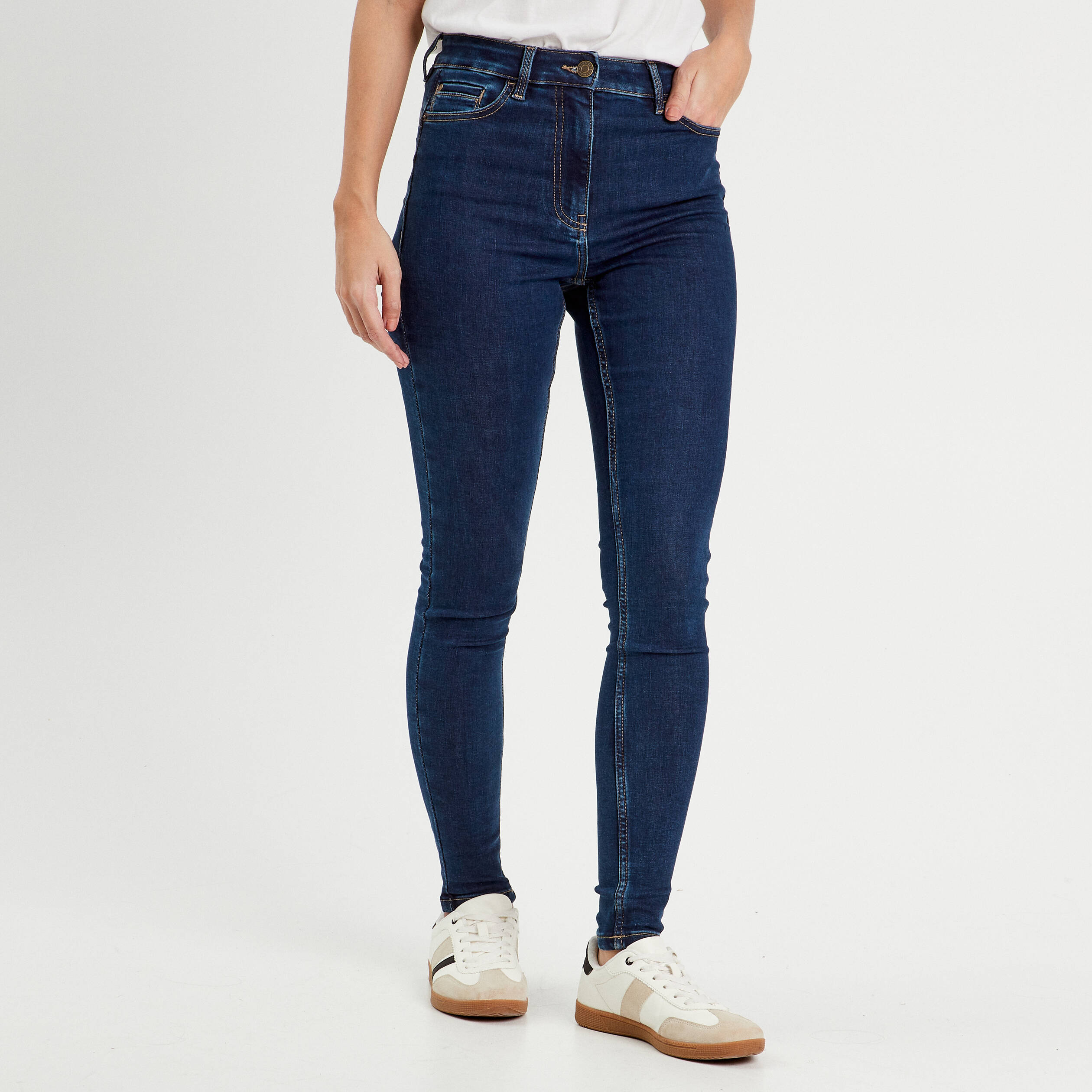 Jeans skinny push up denim brut femme Vibs