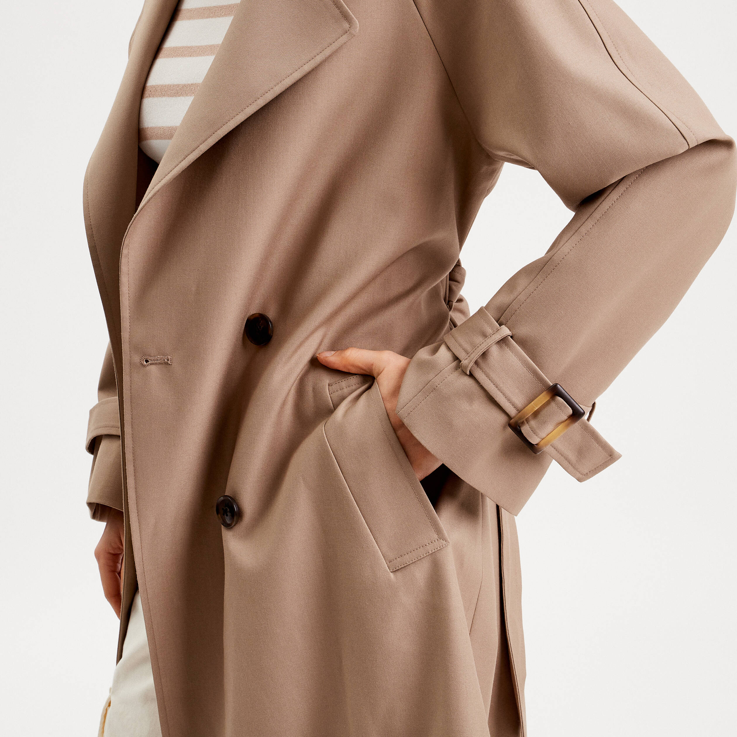 Trench femme best sale sans ceinture