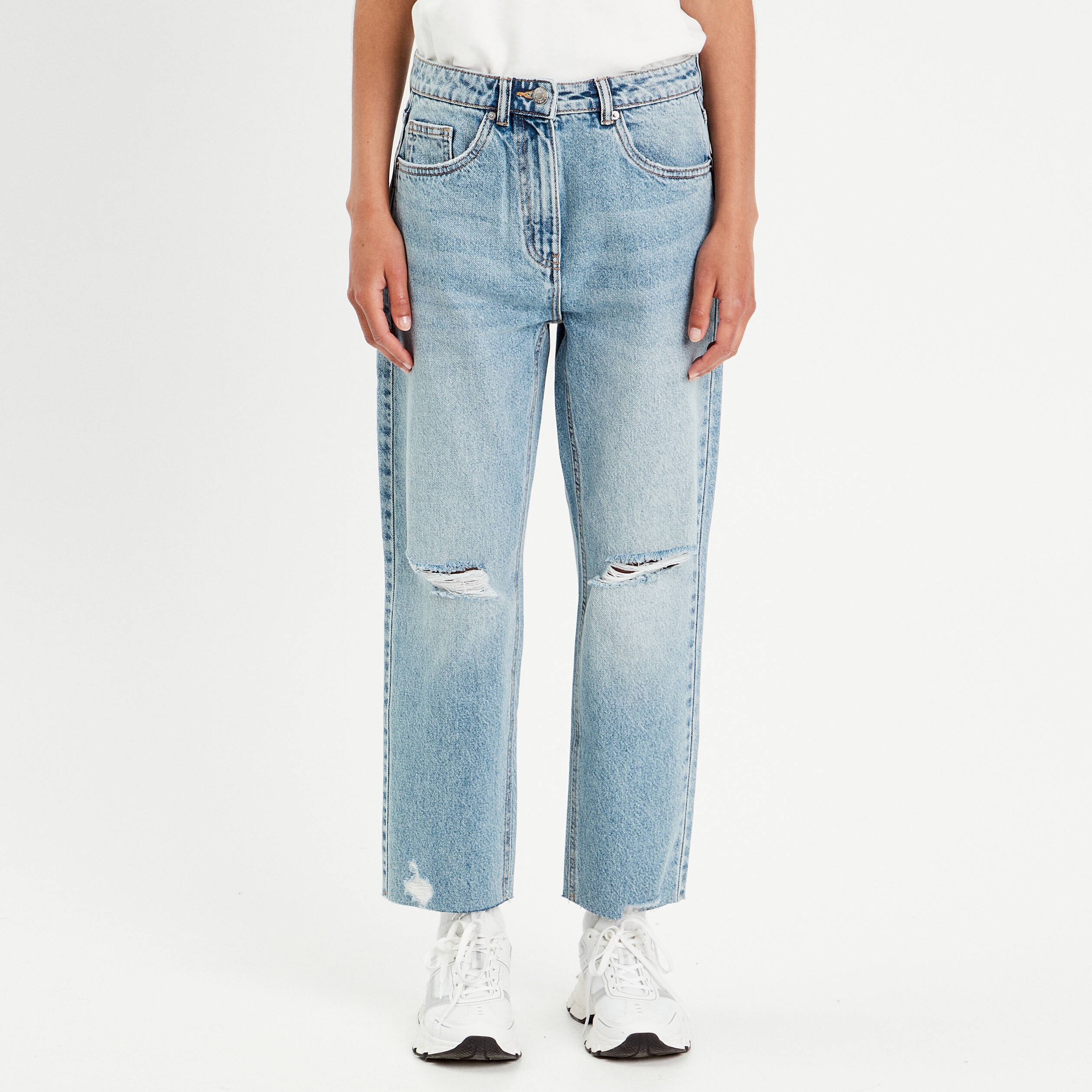 Destroy jeans femme hotsell