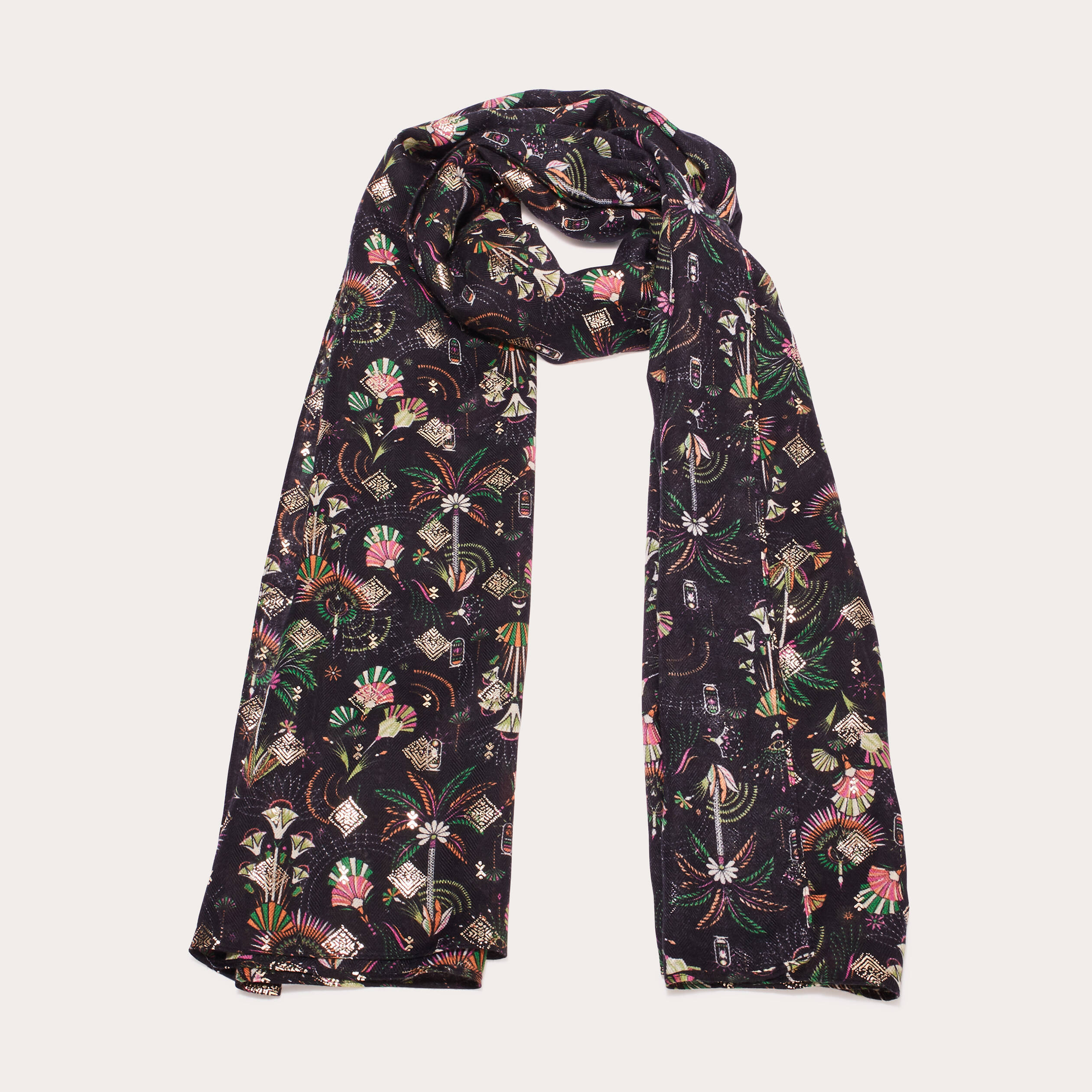 Foulard Noir Femme | Vibs