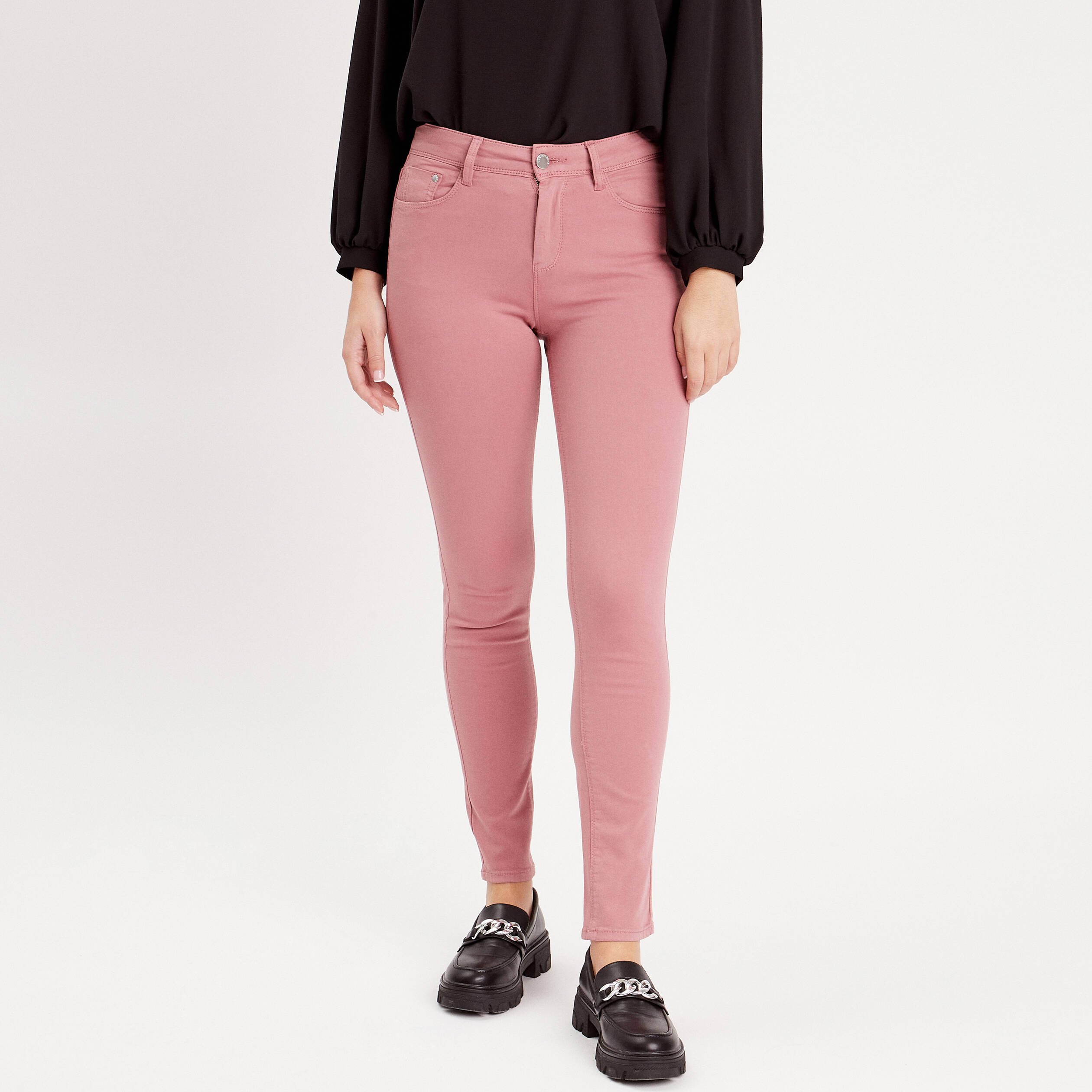 Jeans 2025 femme rose