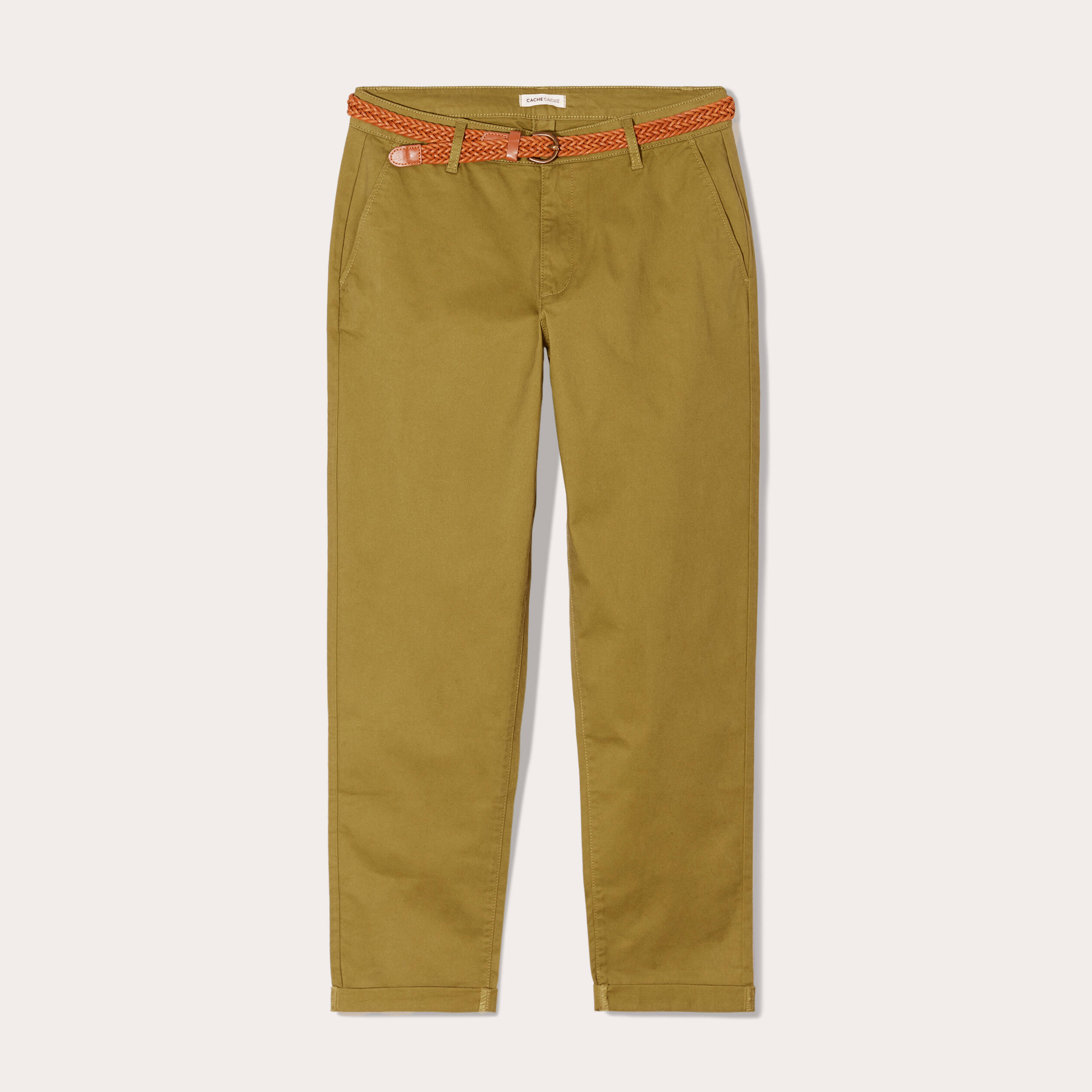 Pantalon chino best sale cache cache